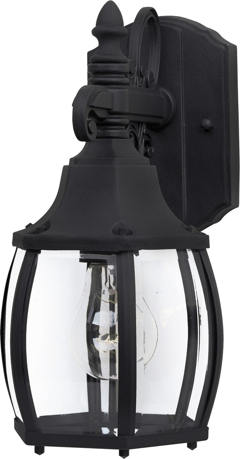 Maxim - Lanterne murale extérieure 1 lumière | Crown Hill - 1031BK
