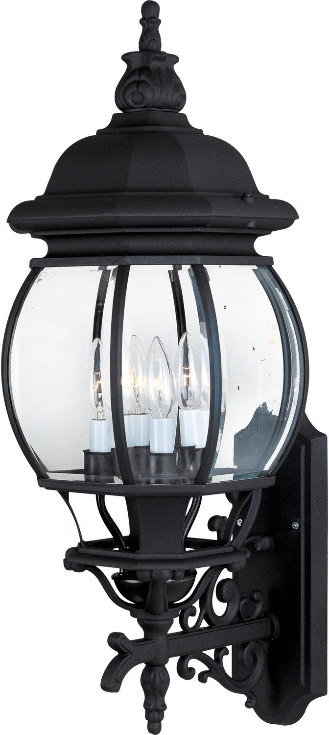 Maxim - Lanterne murale extérieure 4 lumières | Crown Hill - 1037BK