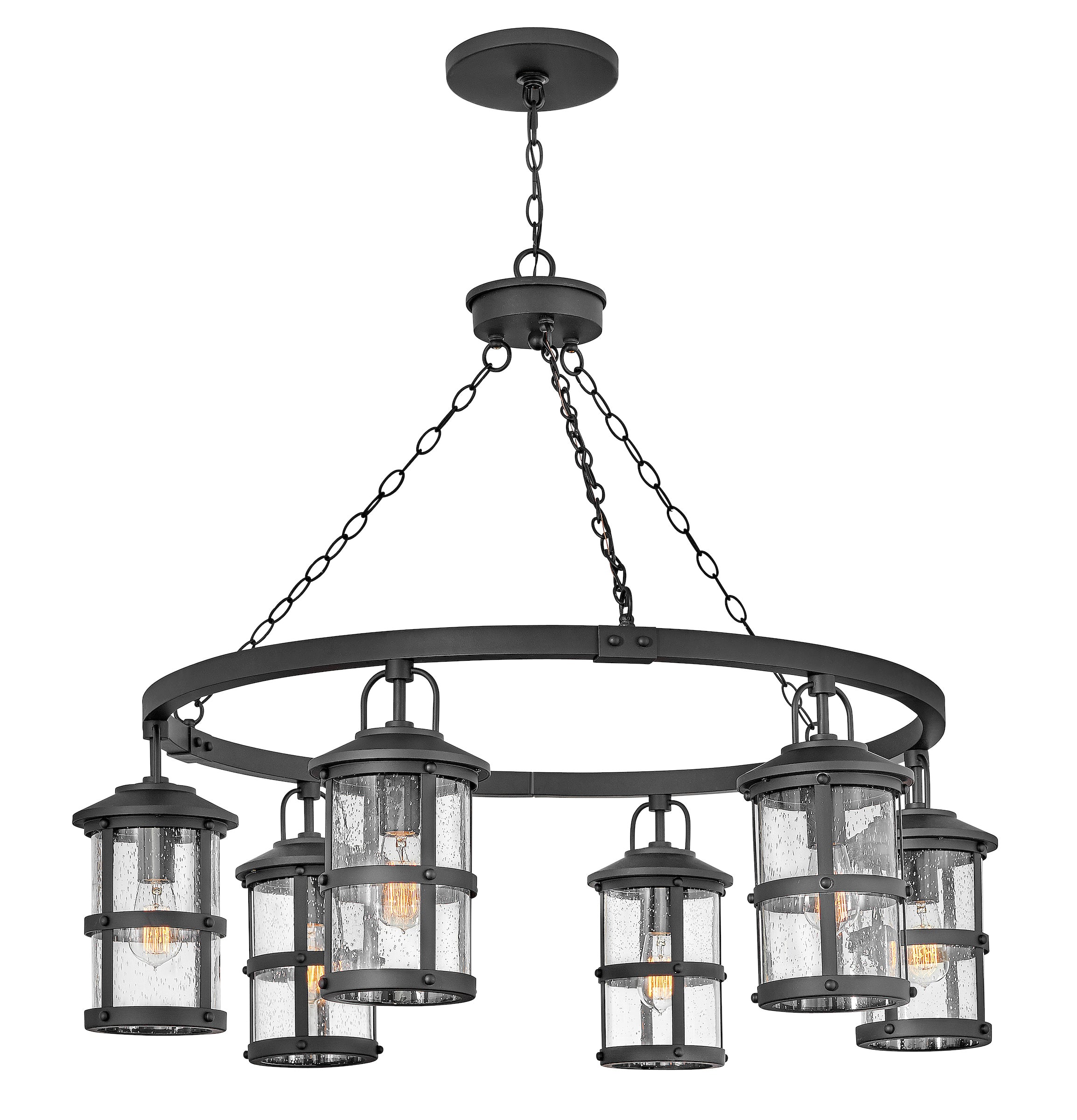 LAKE-HOUSE Suspension exterieure Noir - 2689BK-LL | HINKLEY