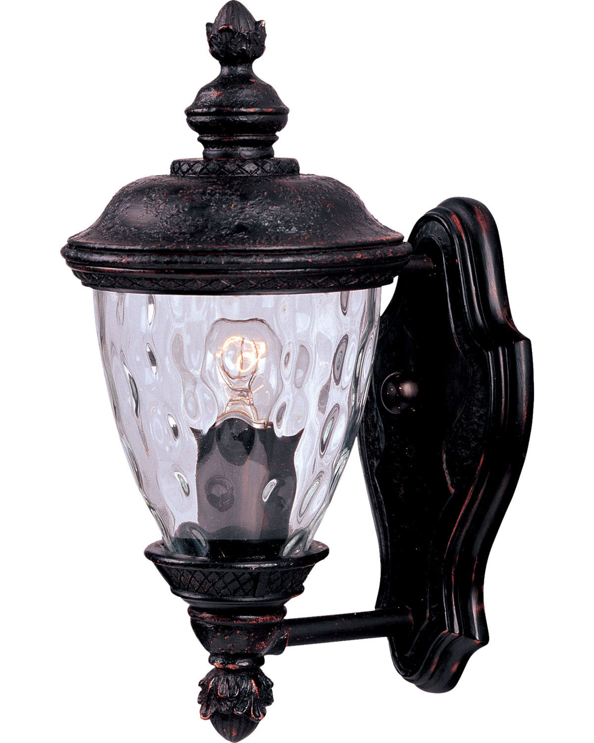 Maxim - Lanterne murale extérieure 1 lumière | Carriage House VX - 40495WGOB