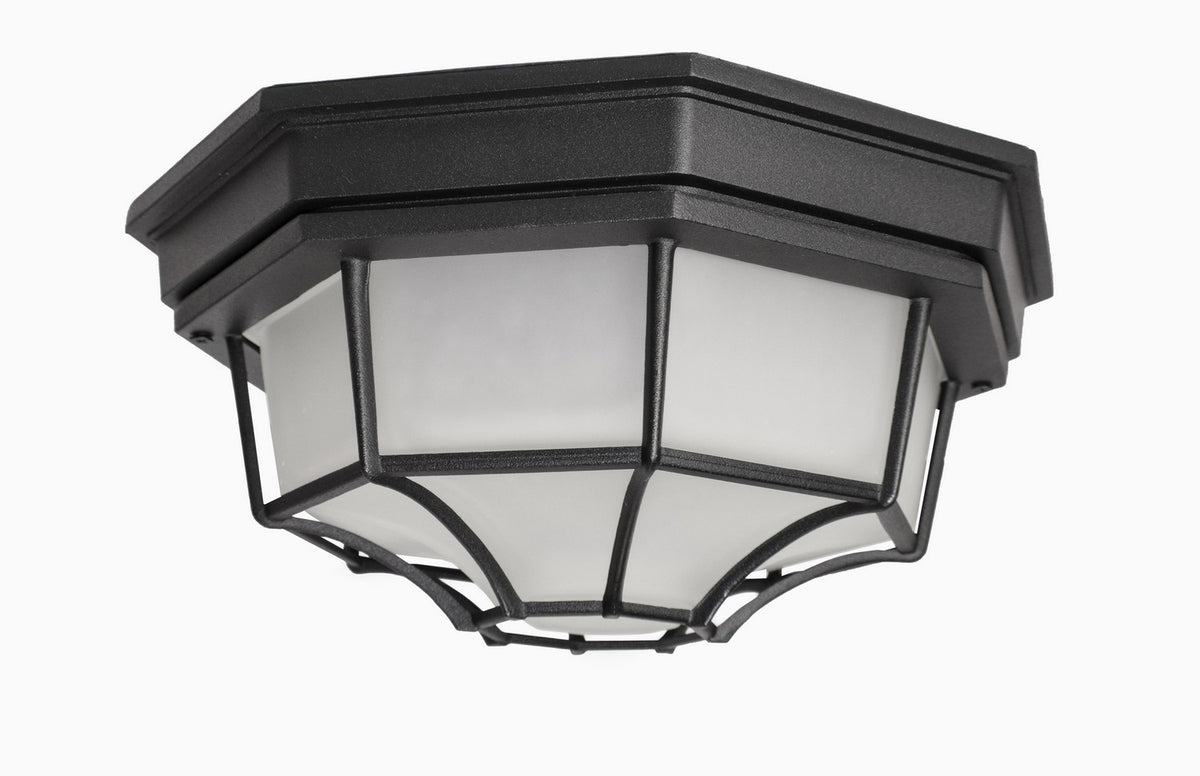 Maxim - Plafonnier extérieur 2 lumières | Crown Hill - 1020BK
