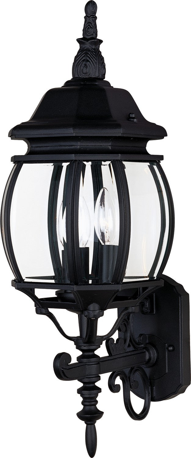 Maxim - Lanterne murale extérieure 3 lumières | Crown Hill - 1033BK