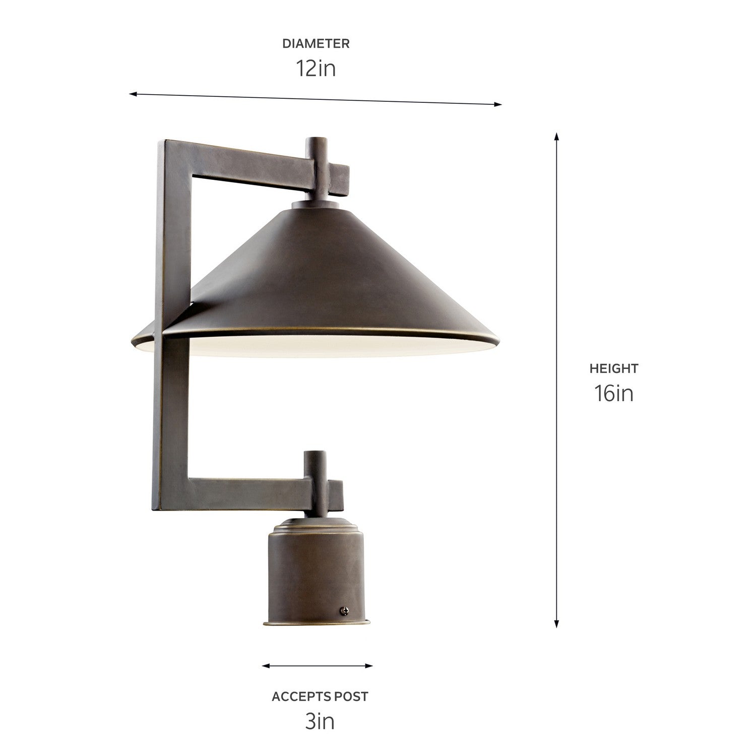 Lampadaire extérieur 1 lumière | Ripley