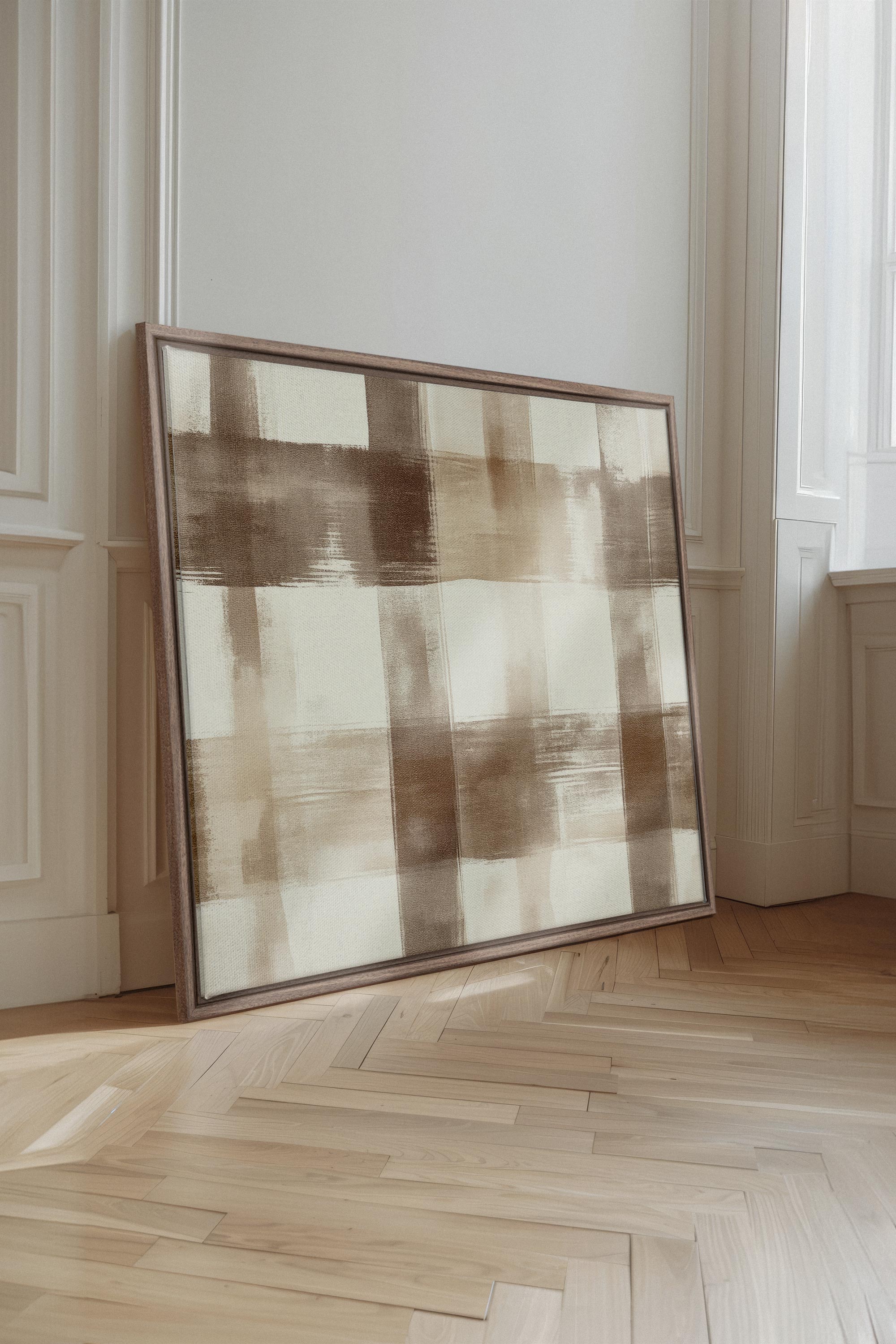 CHIC PLAID, Oeuvre sur toile étirée