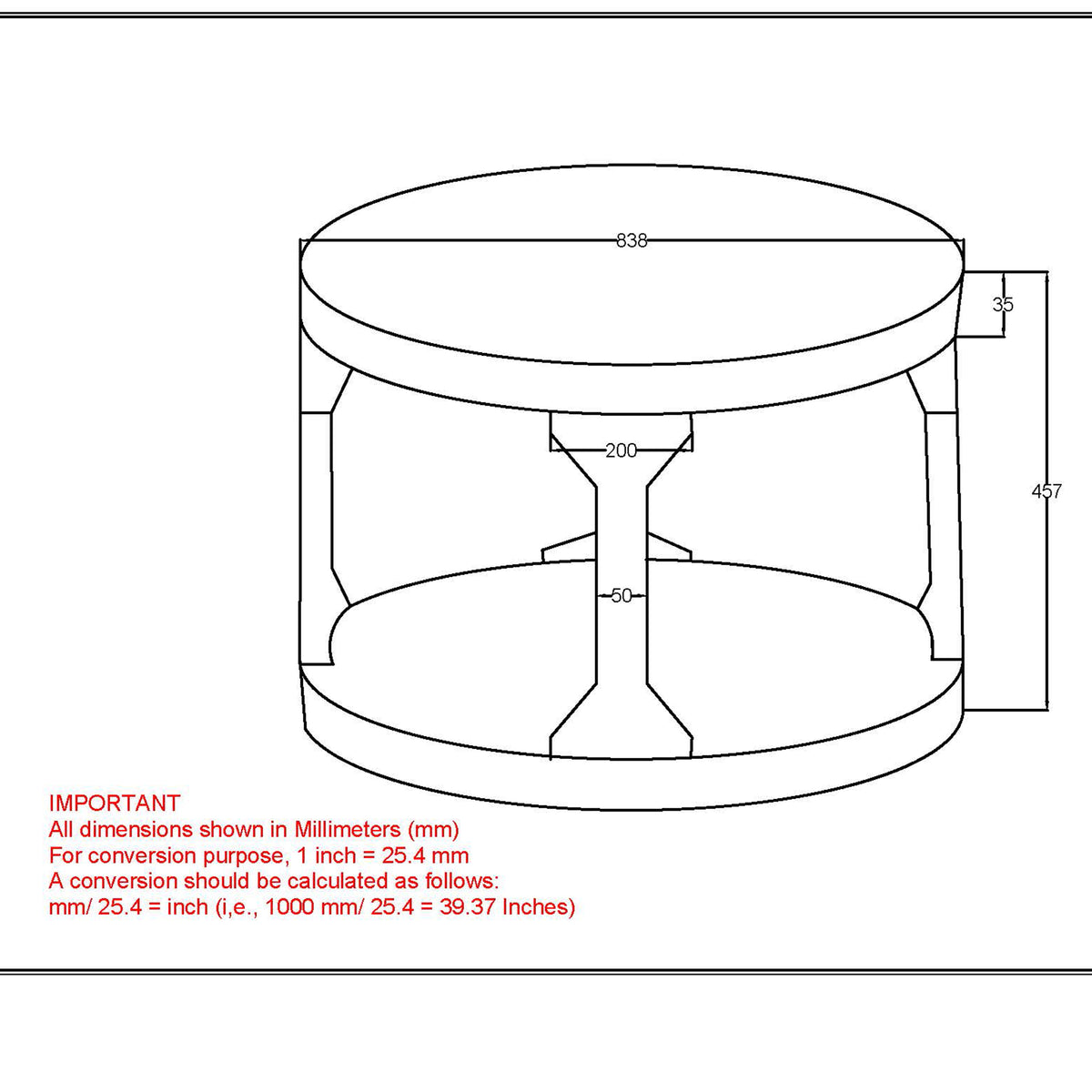 Table basse ronde Avni | World Wide