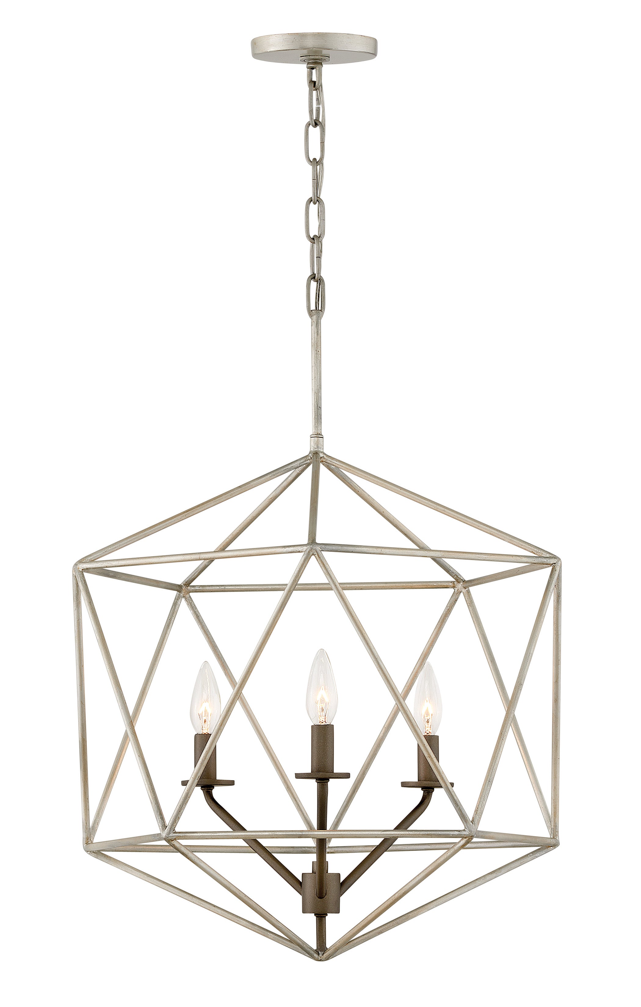 ASTRID Chandelier Nickel - 3023GG | HINKLEY