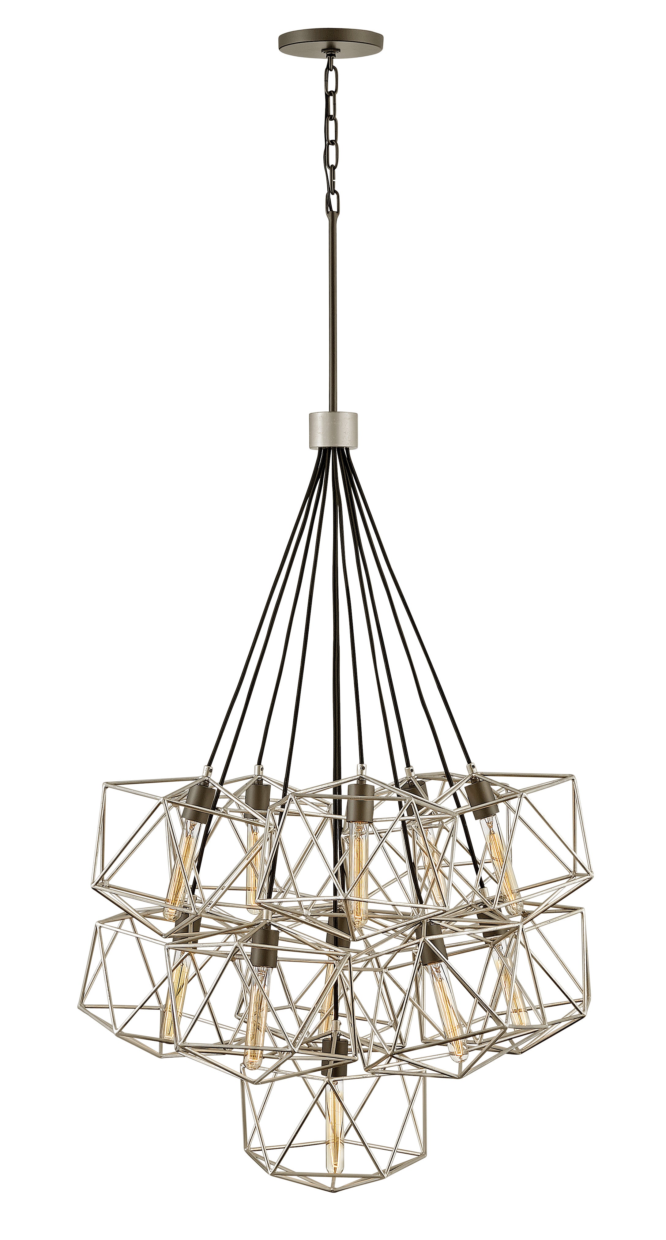ASTRID Chandelier Nickel - 3029GG | HINKLEY