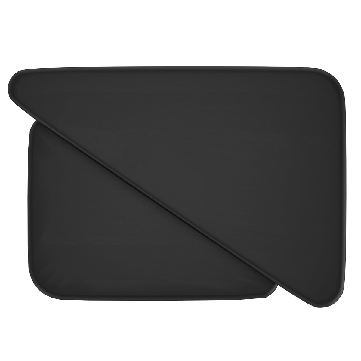 Ensemble de 2 tables basses Draco – fini NOIR | World Wide