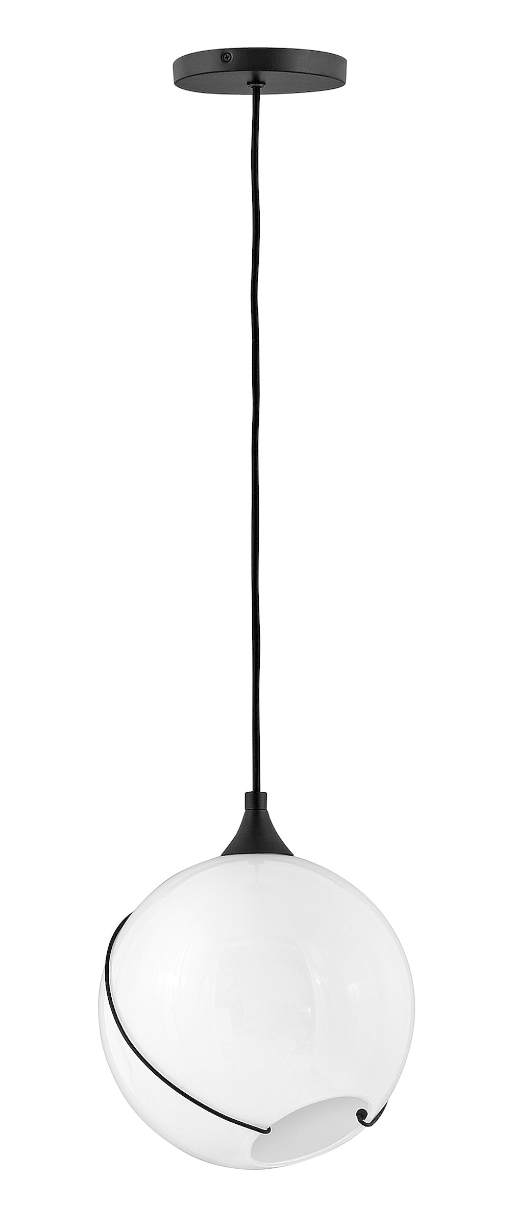 SKYE Suspension simple Noir - 30303BLK-WH | HINKLEY