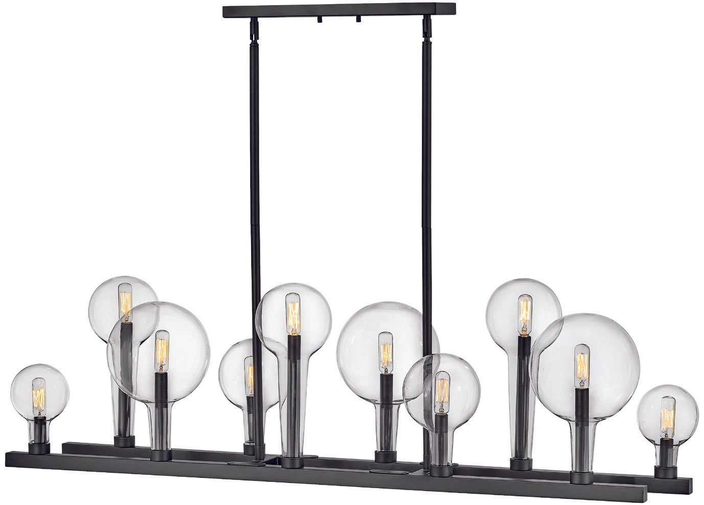 ALCHEMY Chandelier Noir - 30528BK | HINKLEY