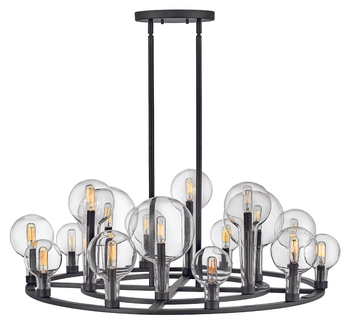 ALCHEMY Chandelier Noir - 30529BK | HINKLEY