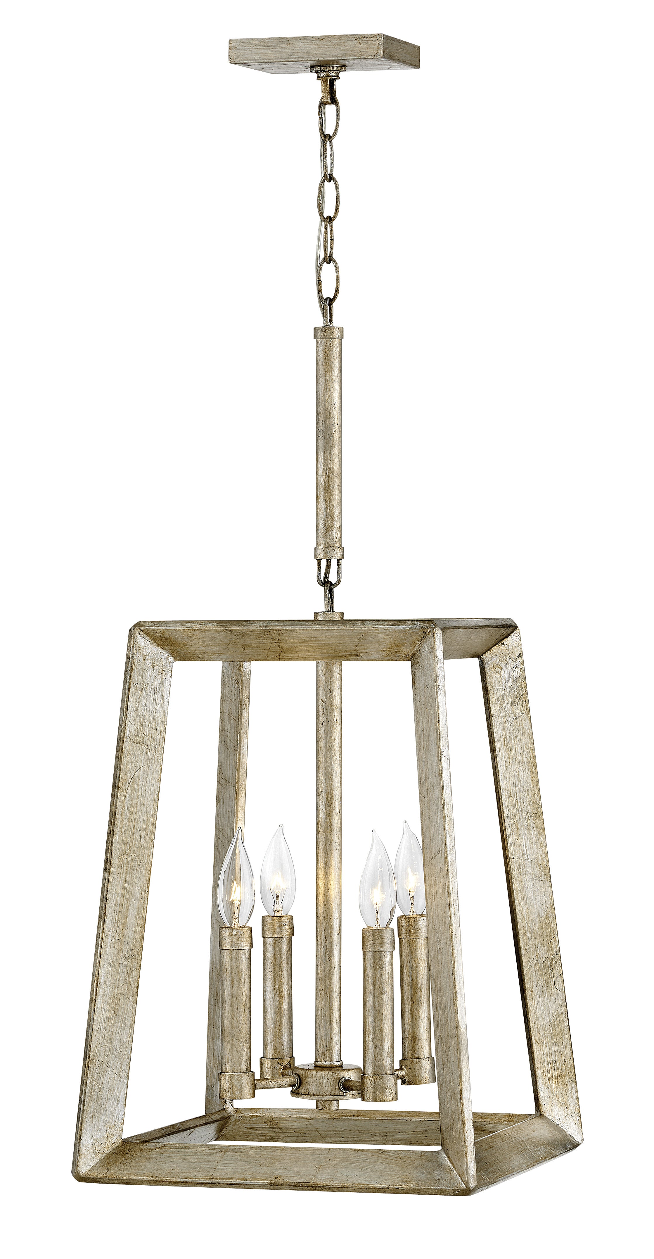 TINSLEY Chandelier Nickel - 3104SL | HINKLEY