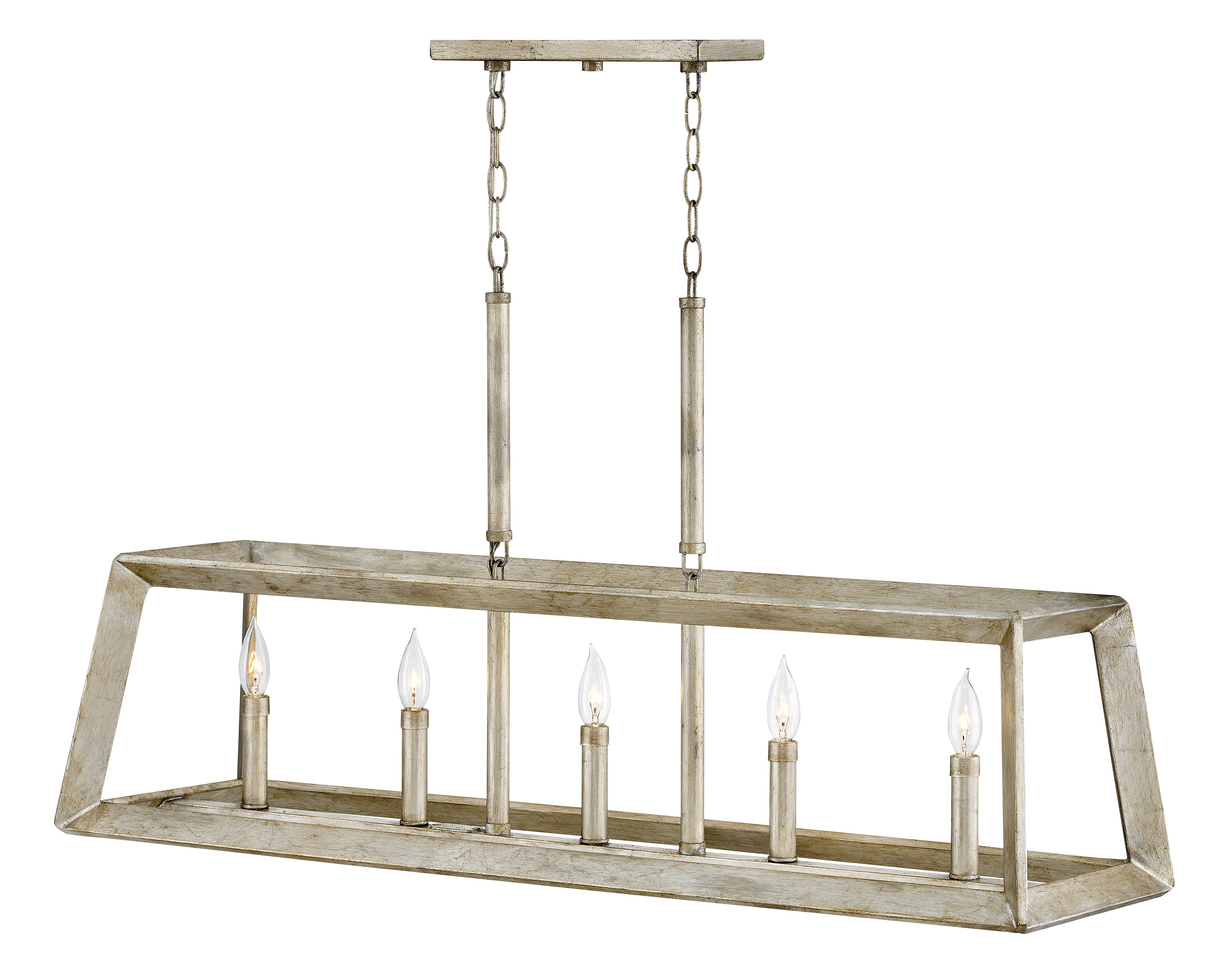 TINSLEY Chandelier Nickel - 3105SL | HINKLEY