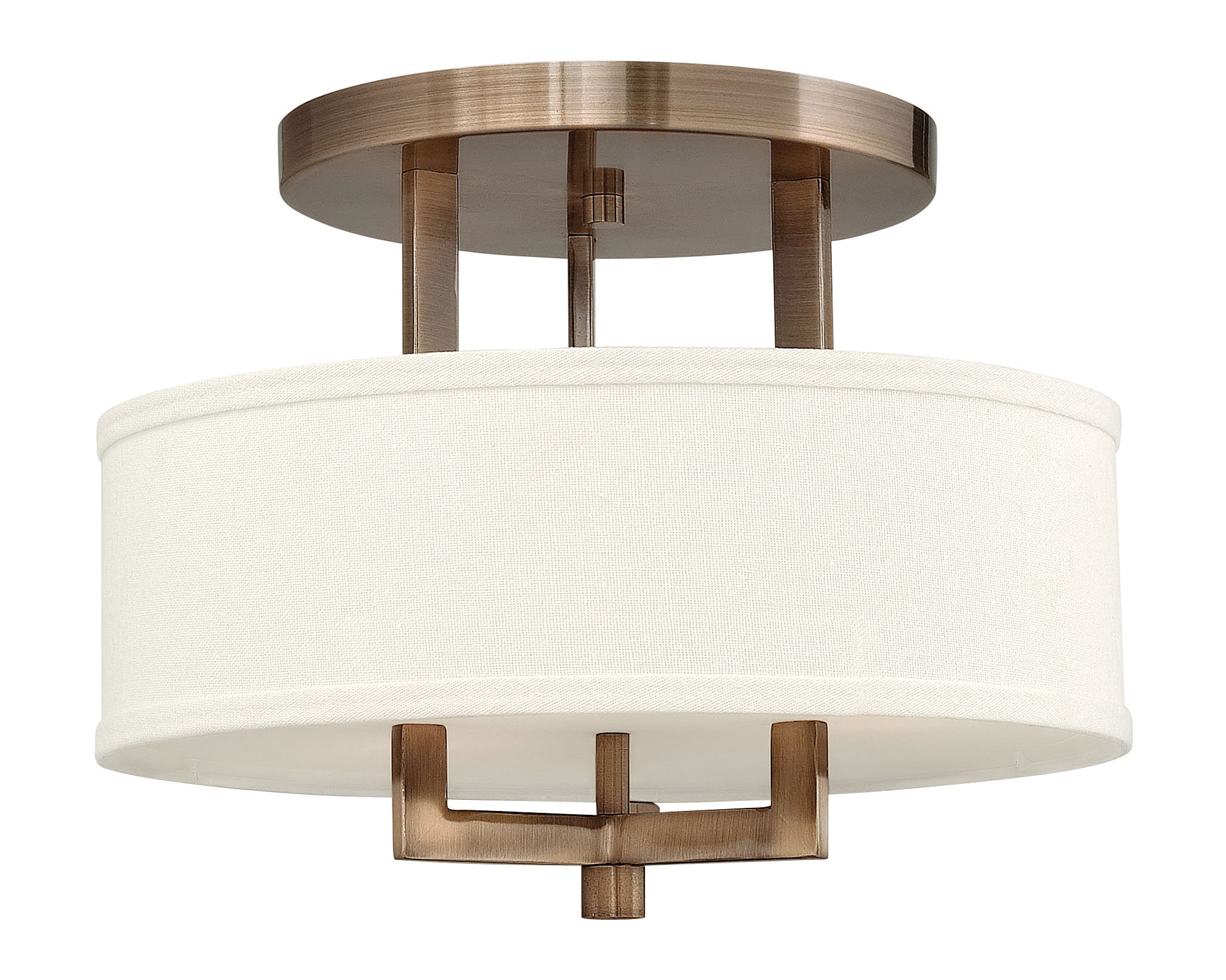 HAMPTON Plafonnier Bronze DEL INTÉGRÉ - 3200BR-LED | HINKLEY