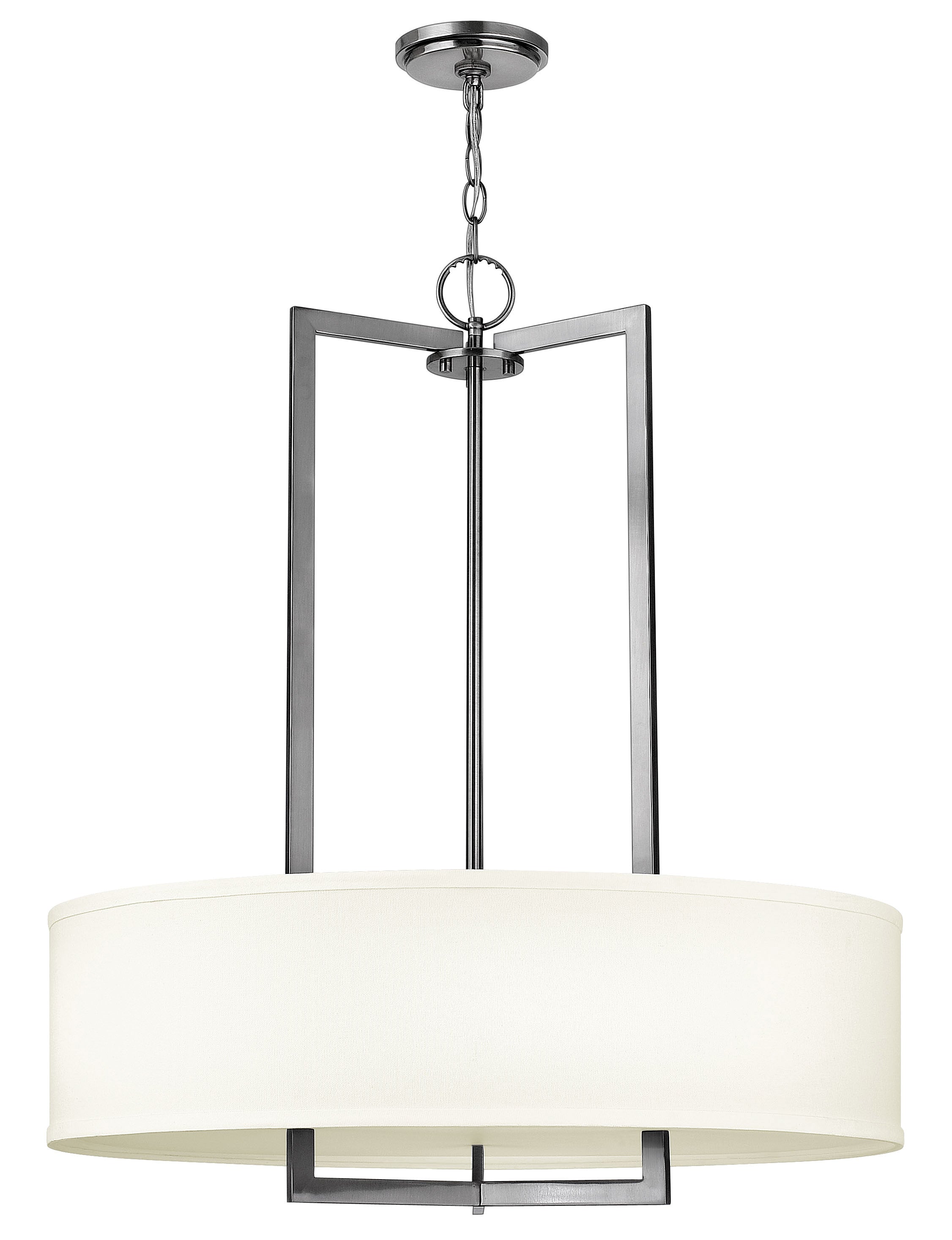 HAMPTON Suspension Nickel DEL INTÉGRÉ - 3204AN-LED | HINKLEY