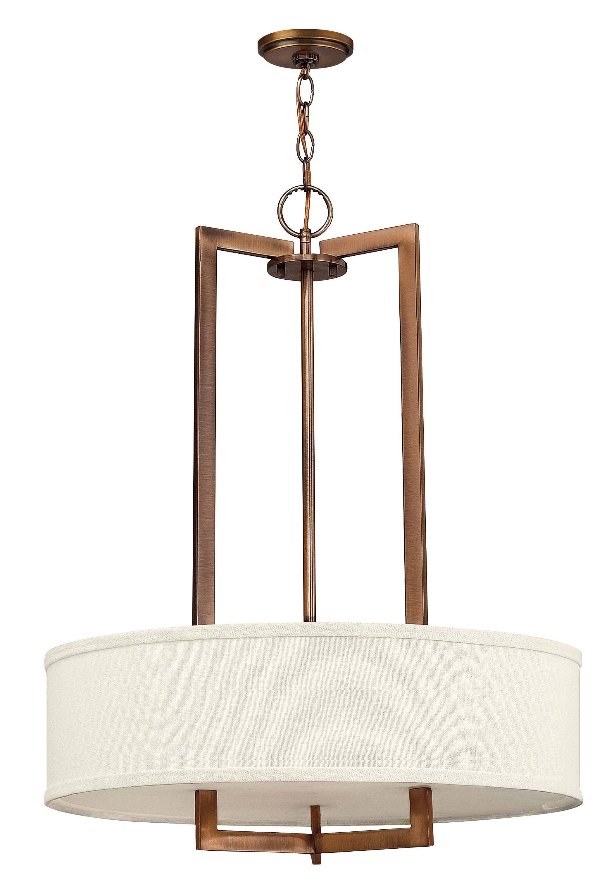 HAMPTON Suspension Bronze DEL INTÉGRÉ - 3204BR-LED | HINKLEY