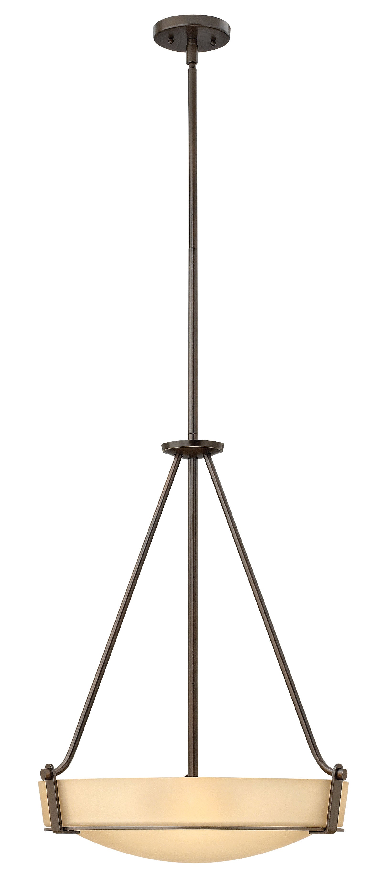 HATHAWAY Suspension Bronze DEL INTÉGRÉ - 3222OB-LED | HINKLEY