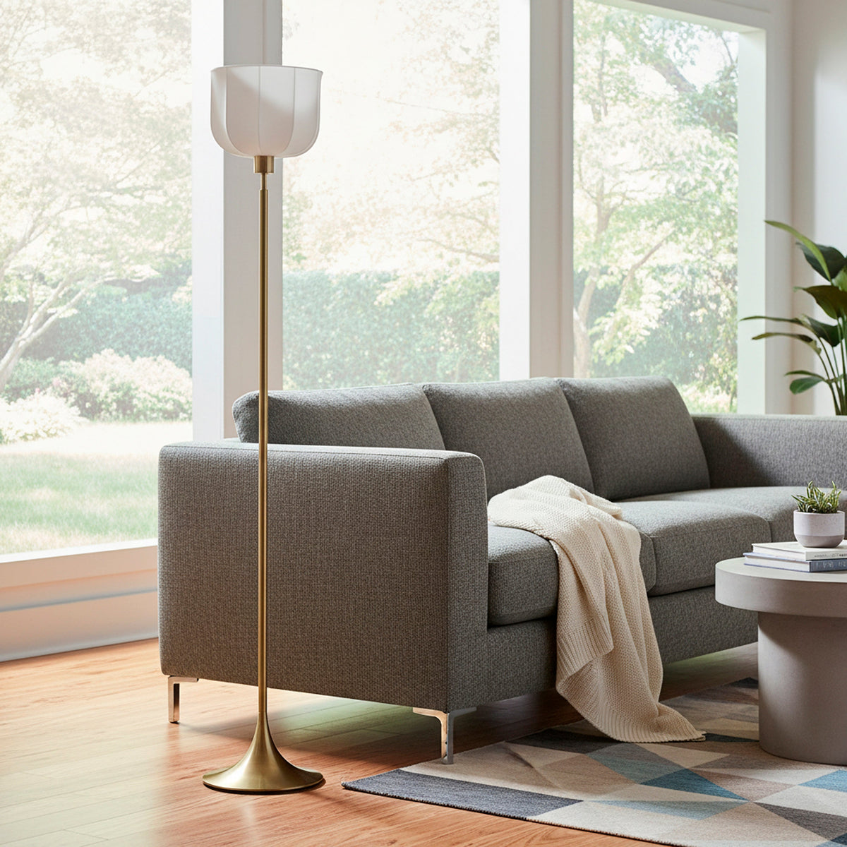 Lampadaire torchère | Adella — Adesso