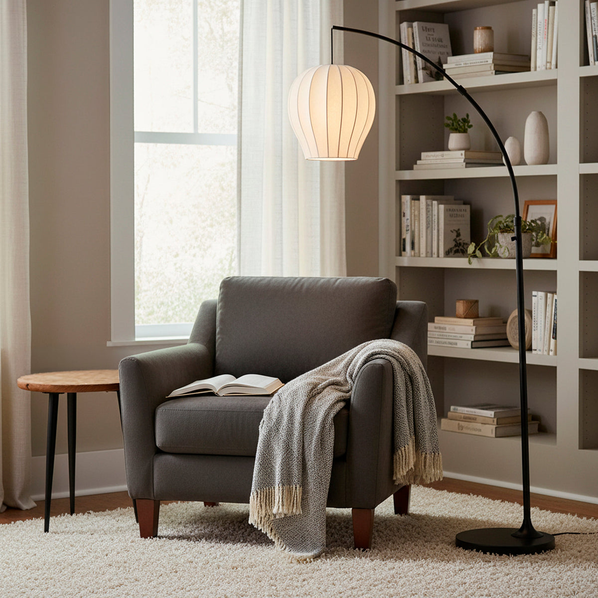 Lampadaire arqué | Fitz — Adesso