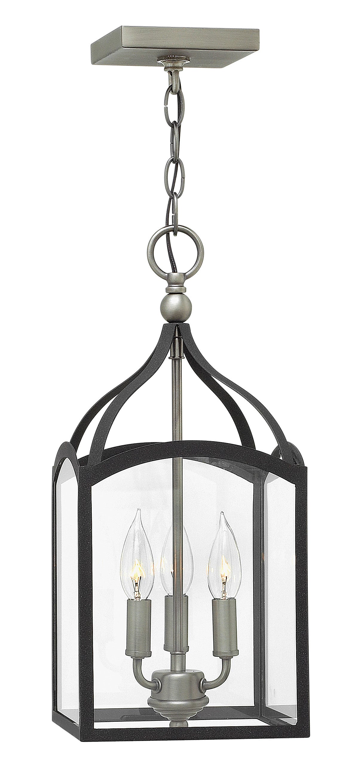 CLARENDON Chandelier Noir - 3413DZ | HINKLEY