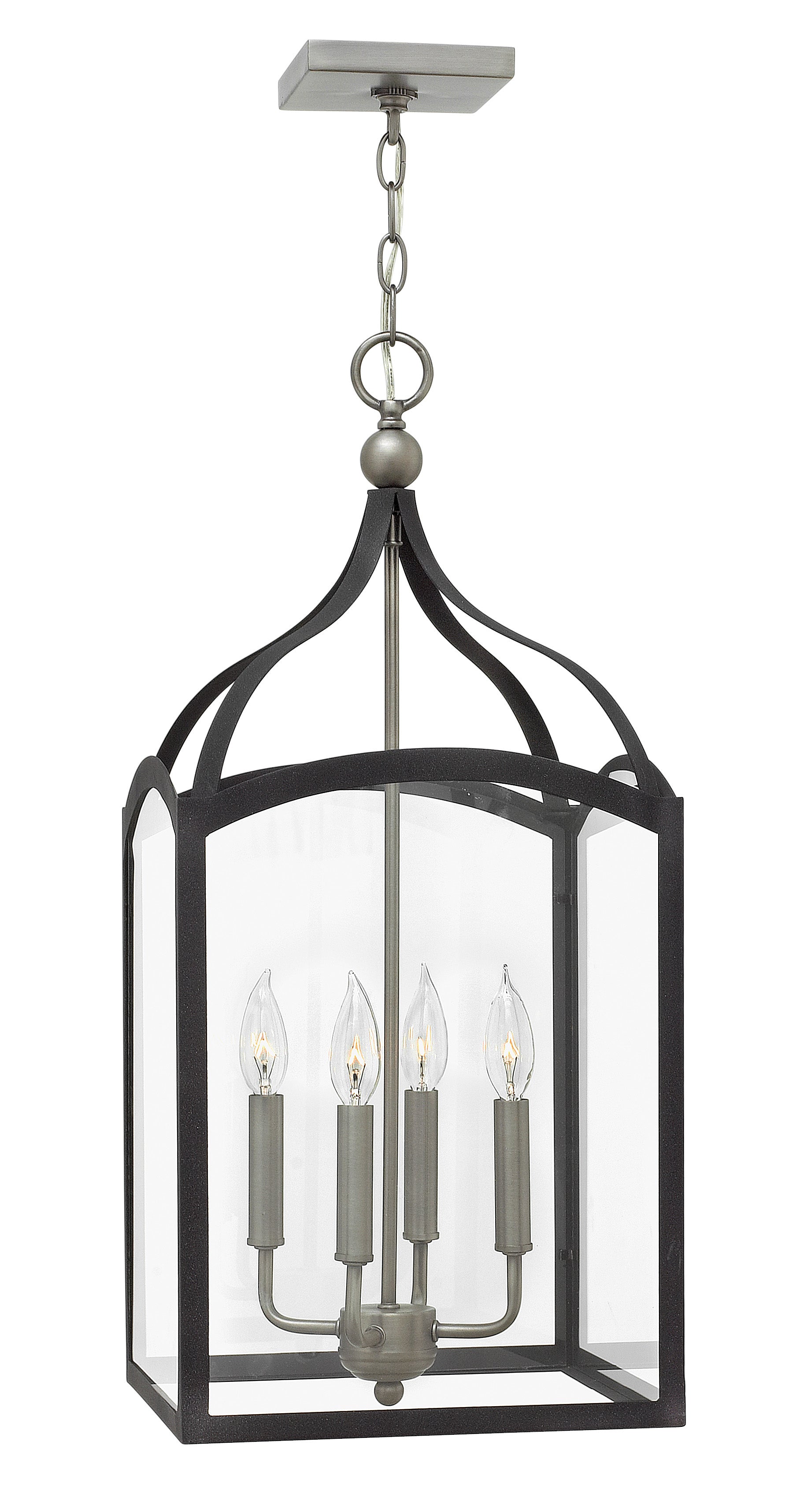 CLARENDON Chandelier Noir - 3415DZ | HINKLEY