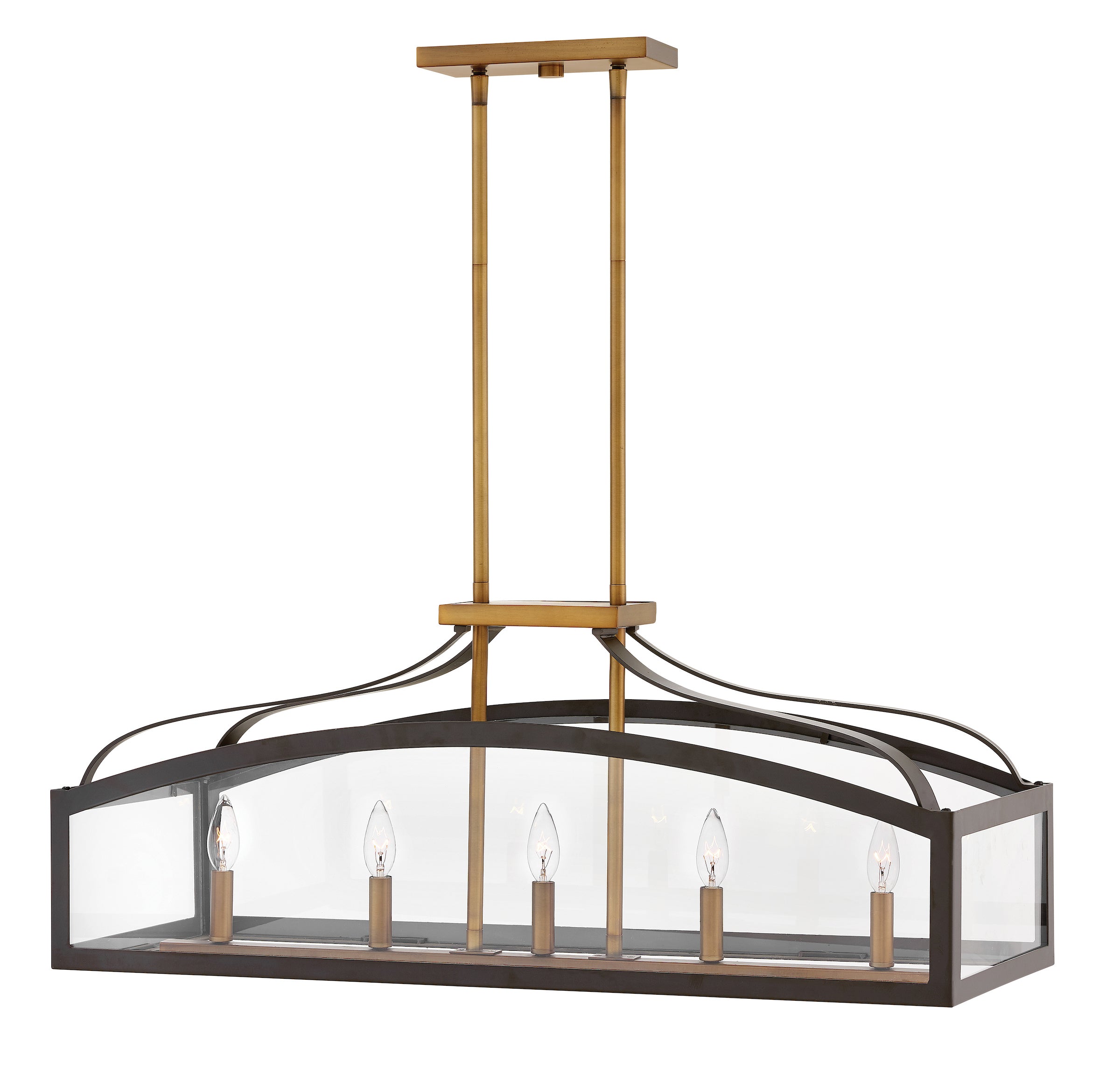 CLARENDON Chandelier Bronze - 3416BZ | HINKLEY