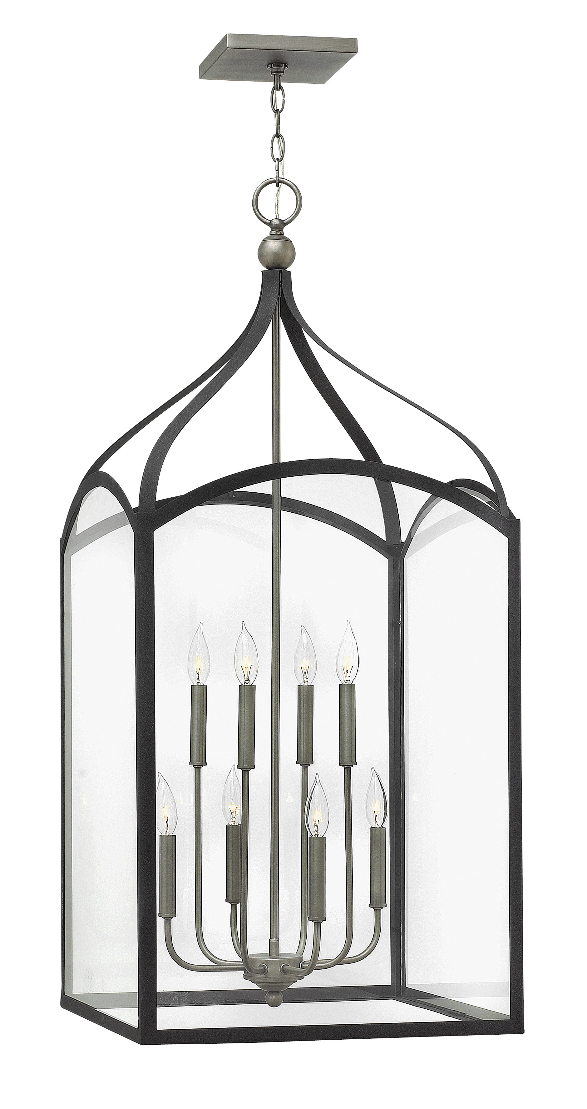 CLARENDON Chandelier Noir - 3418DZ | HINKLEY
