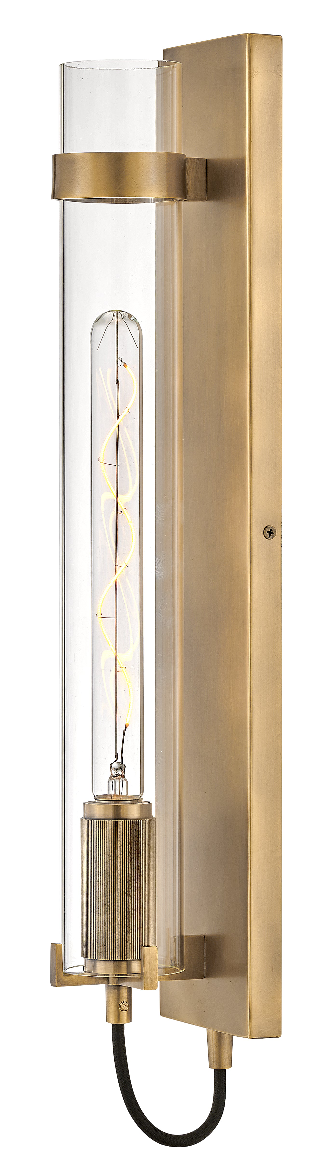 Grand haut applique à une lumière