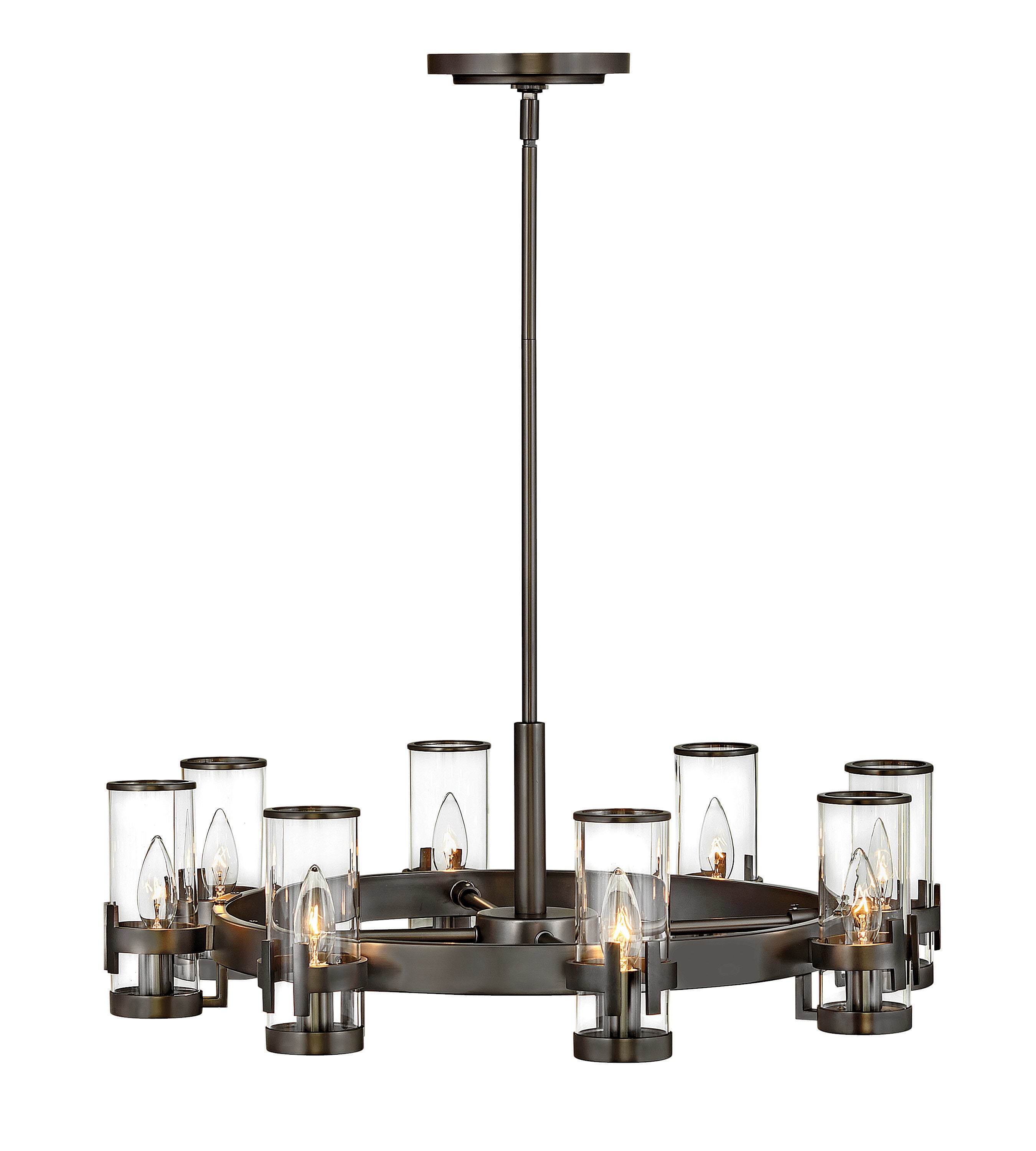 REEVE Chandelier Noir - 38106BX | HINKLEY