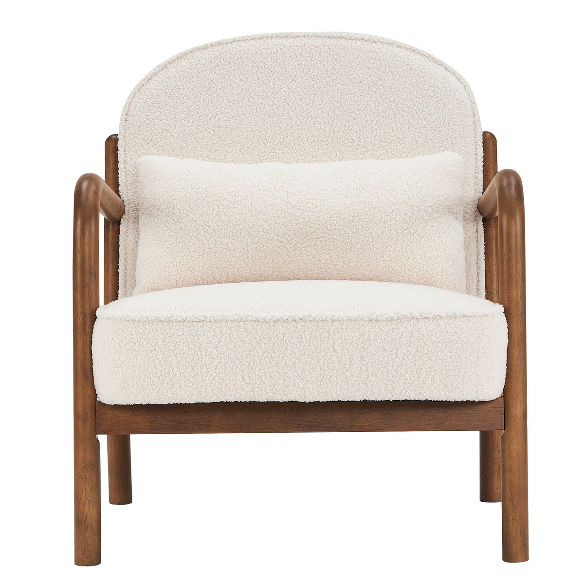 Fauteuil en tissu bouclé Fani | World Wide