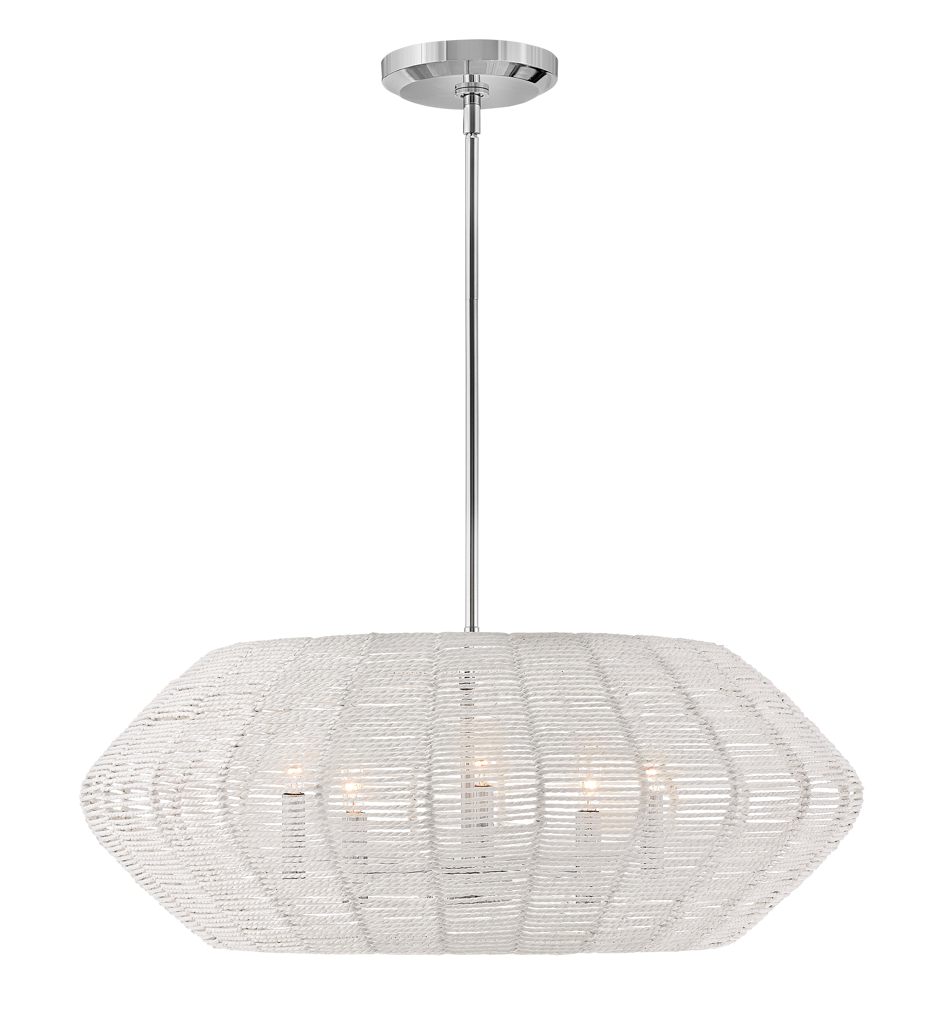 Moyen lustre tambour convertibler