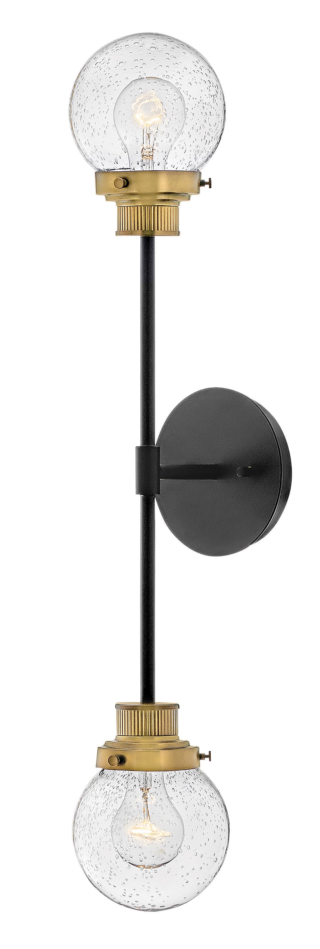 Grande applique à deux lumières