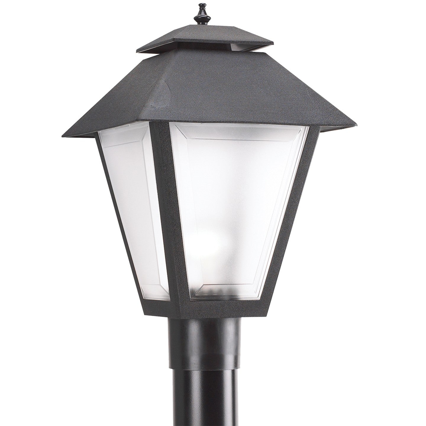 Lanterne sur poteau extérieure 1 lumière | Polycarbonate Outdoor