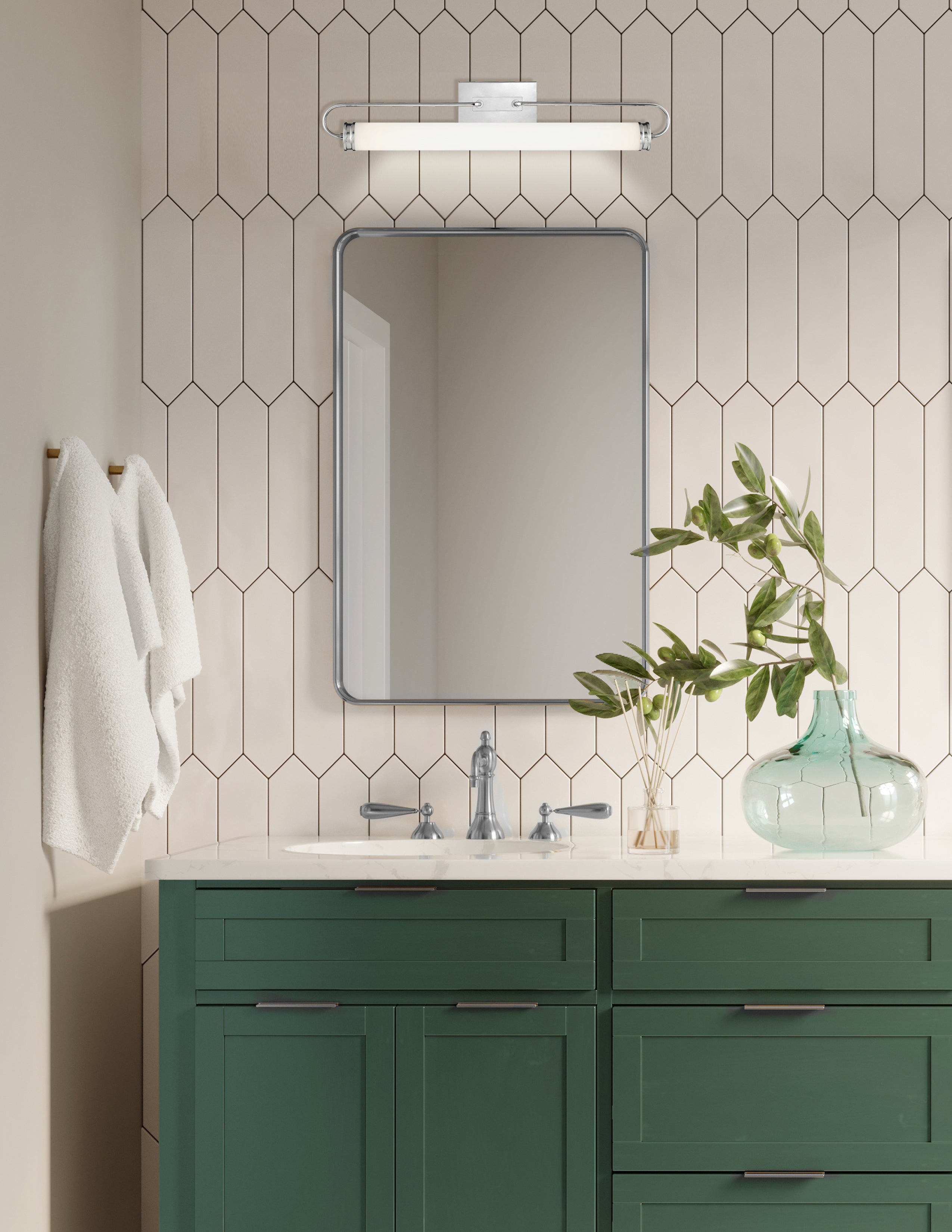 TELLIE Murale salle de bain Chrome DEL INTÉGRÉ - 45357-015 | EUROFASE