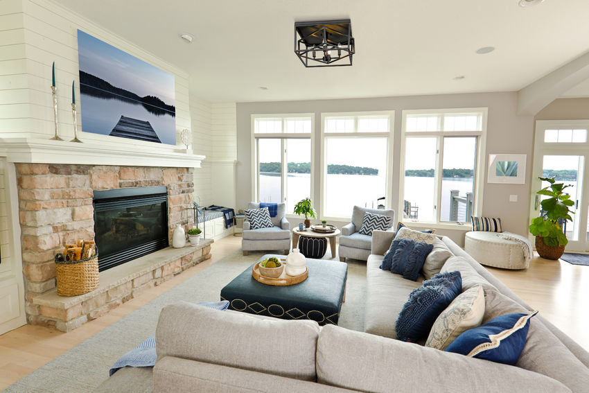 EUCLID Plafonnier Noir - 457F-MB | Z-LITE