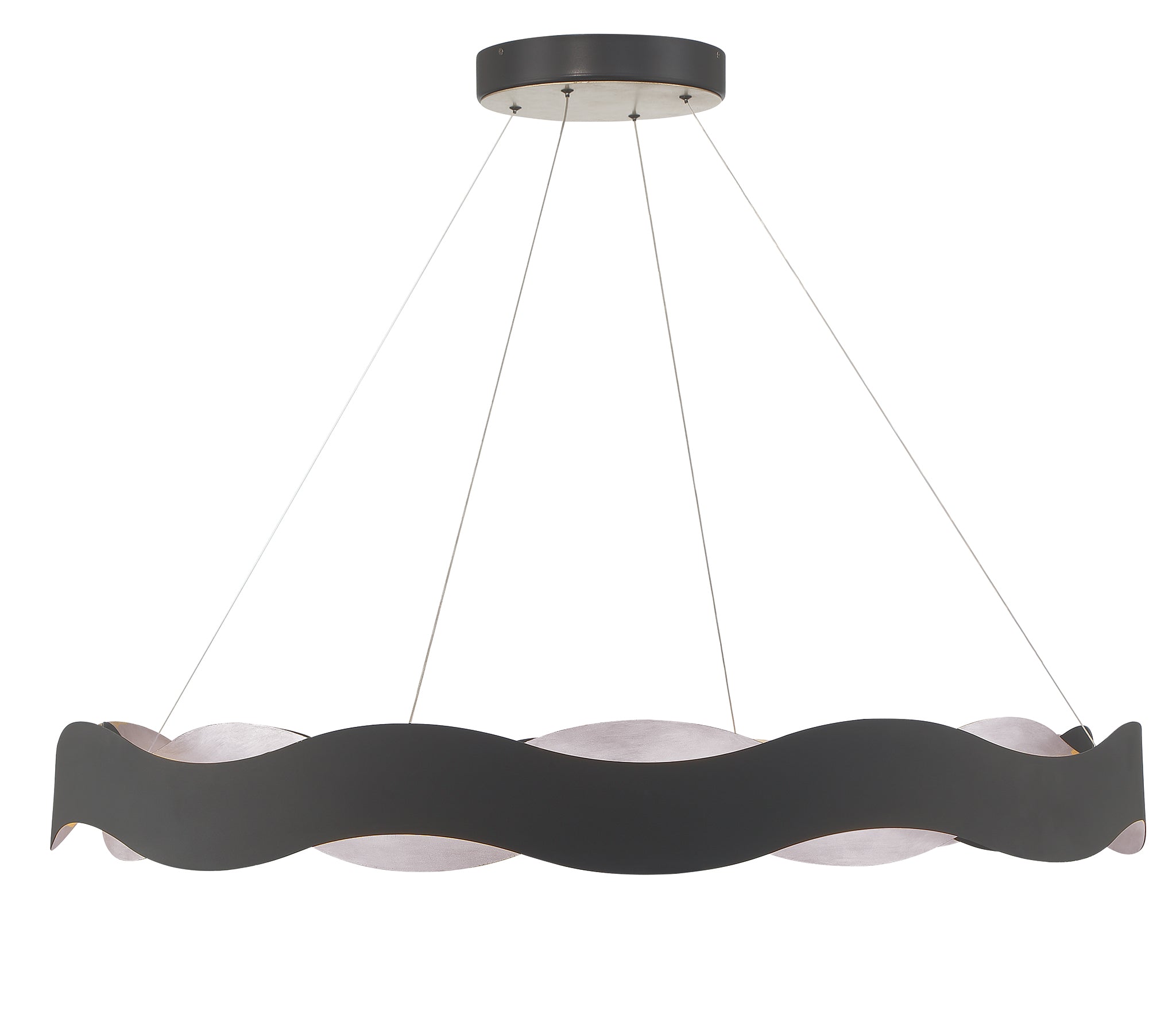 VAUGHAN Chandelier Nickel DEL INTÉGRÉ - 46462-022 | EUROFASE