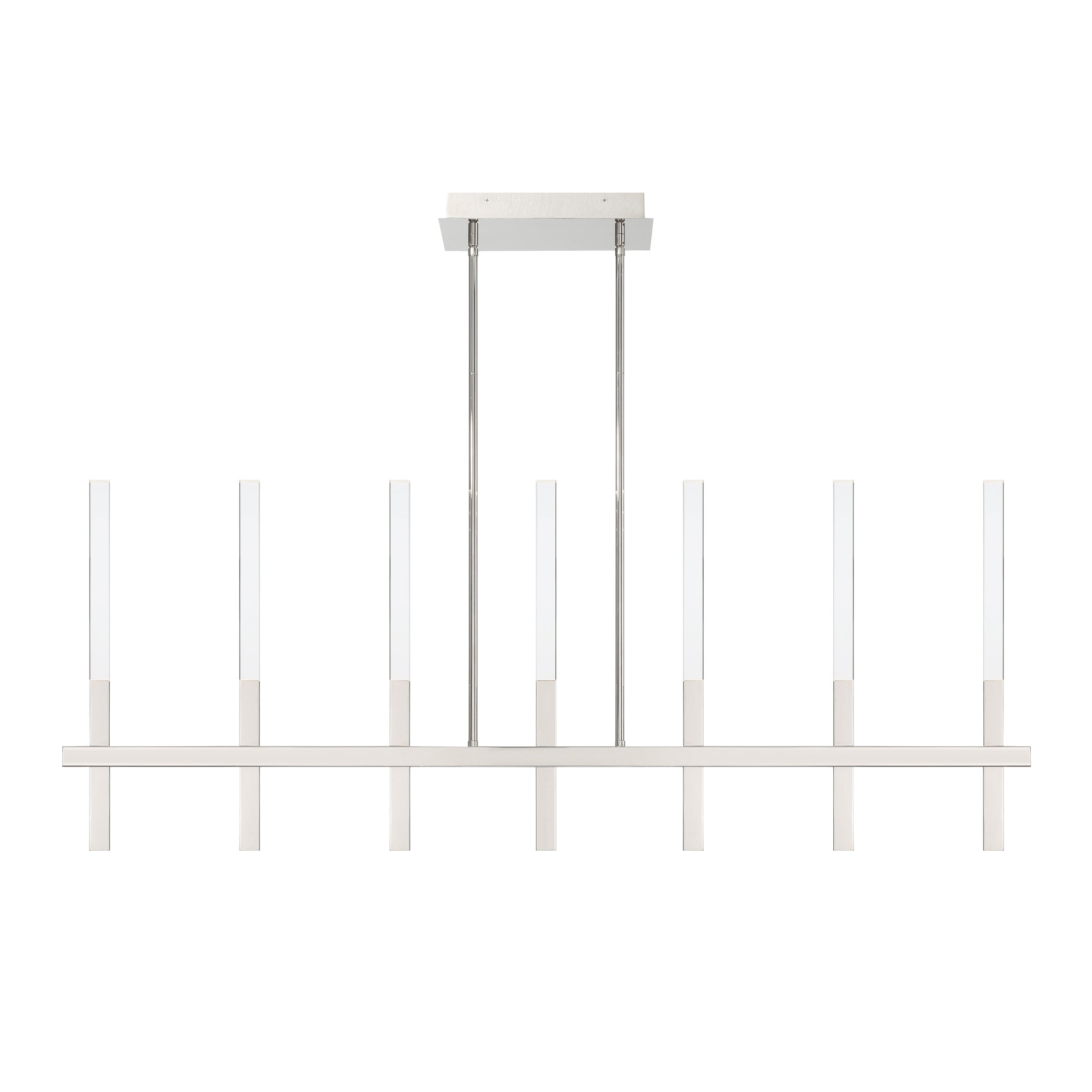 BENICIO Chandelier Nickel DEL INTÉGRÉ - 46476-029 | EUROFASE