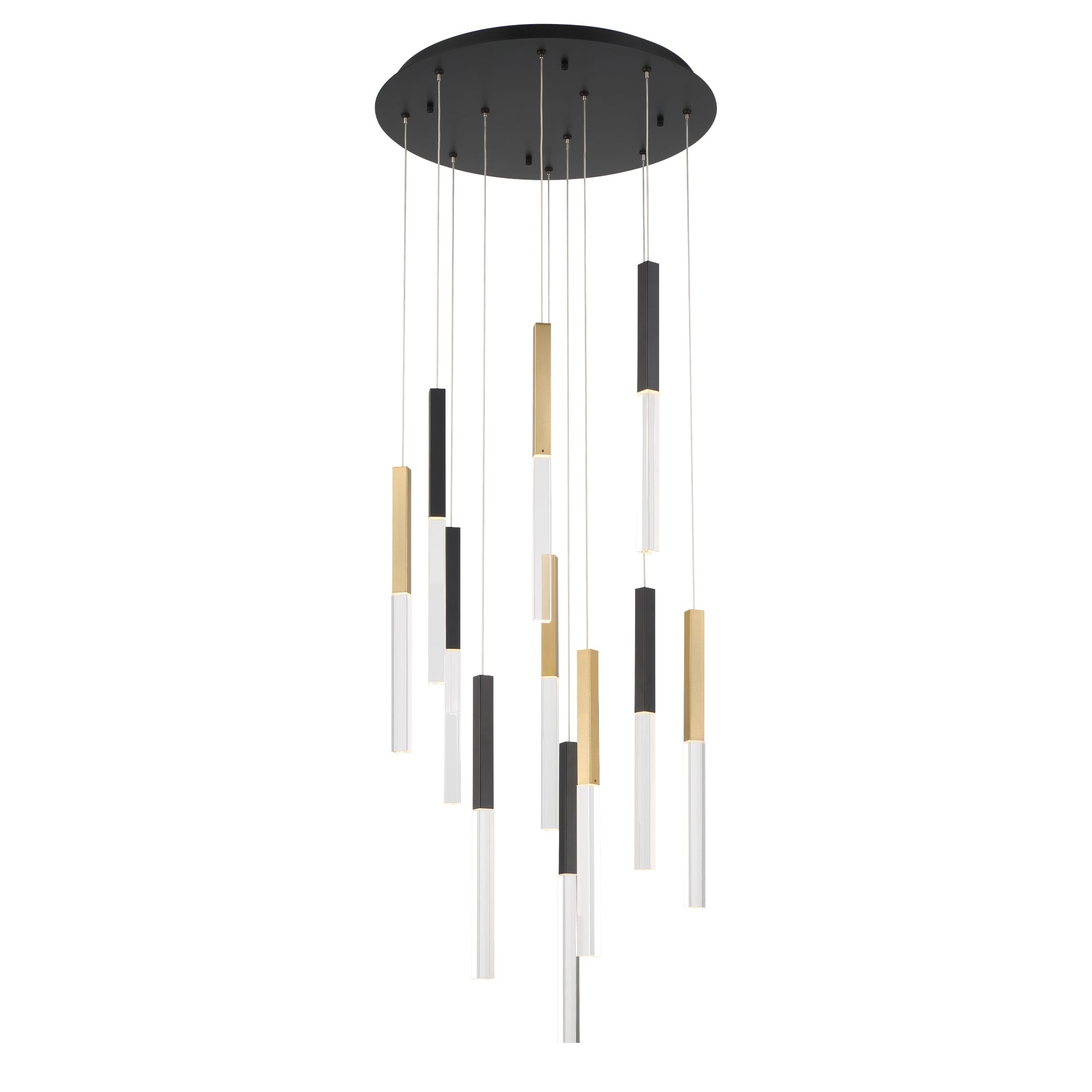 BENICIO Chandelier Or DEL INTÉGRÉ - 46477-033 | EUROFASE