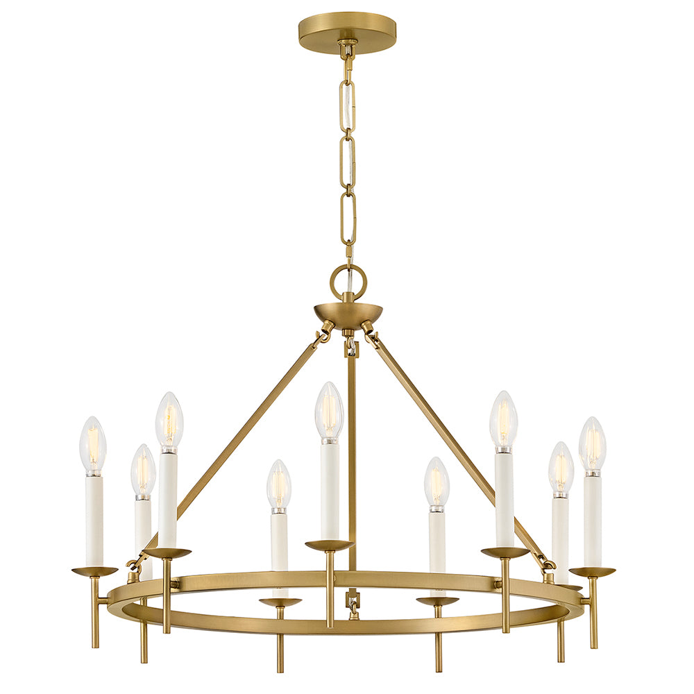 Moyen lustre anneaur