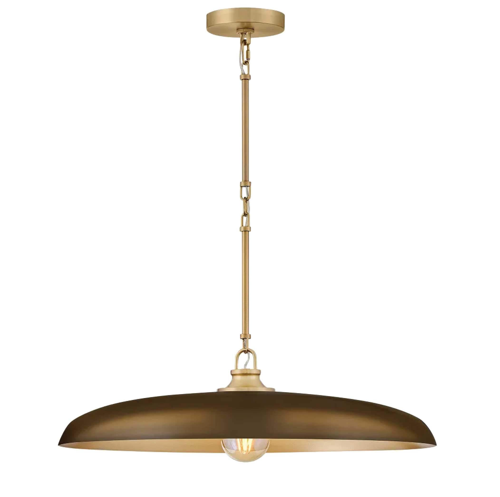 Luminaire suspendu Laiton laqué et bronze | SADIE