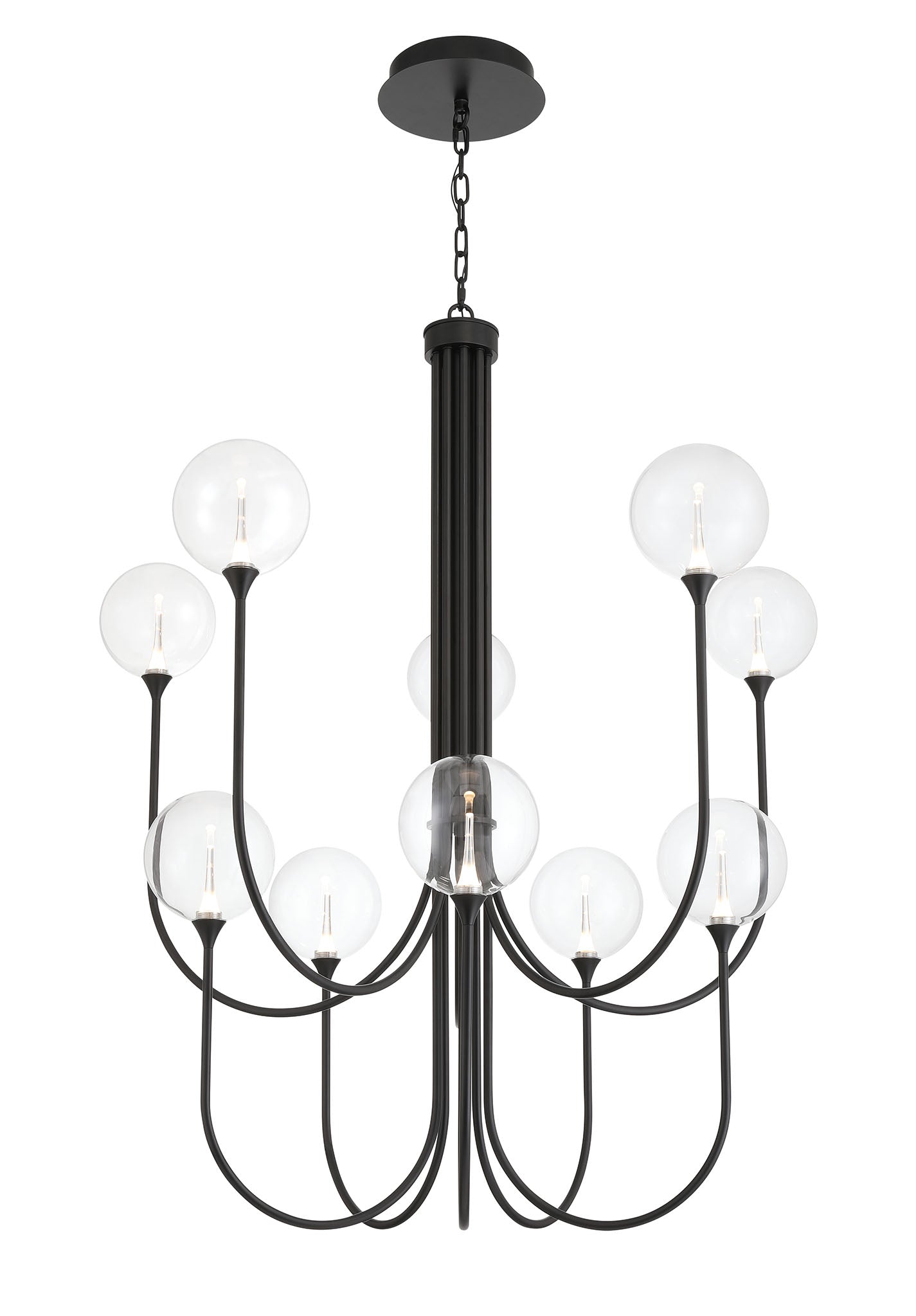 IISA Luminaire suspendu Noir DEL INTÉGRÉ - 48926-010 | EUROFASE