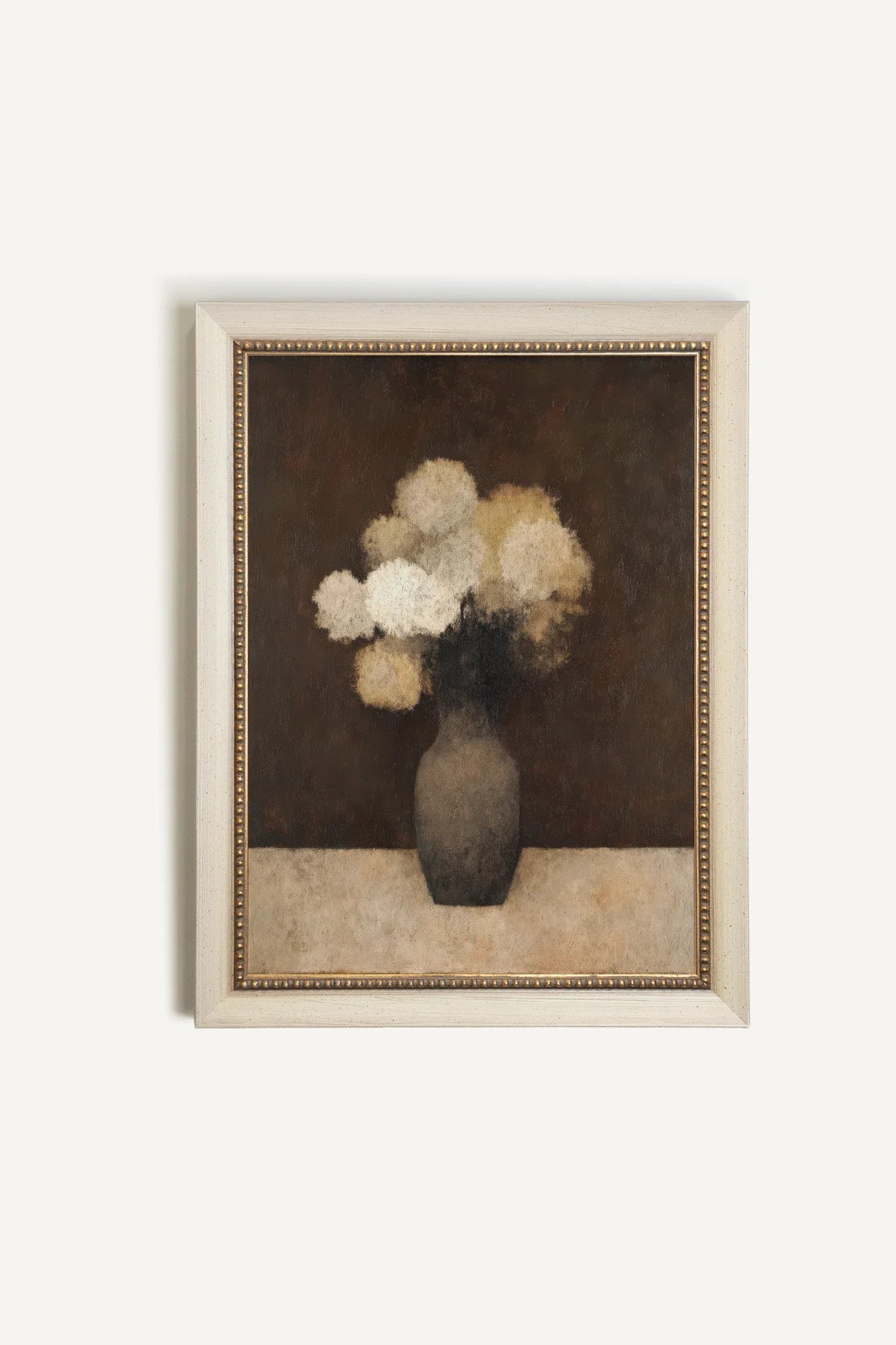 DUSTY BLOOM, Oeuvre sur toile rigide, encadré signature Atelier Dansereau