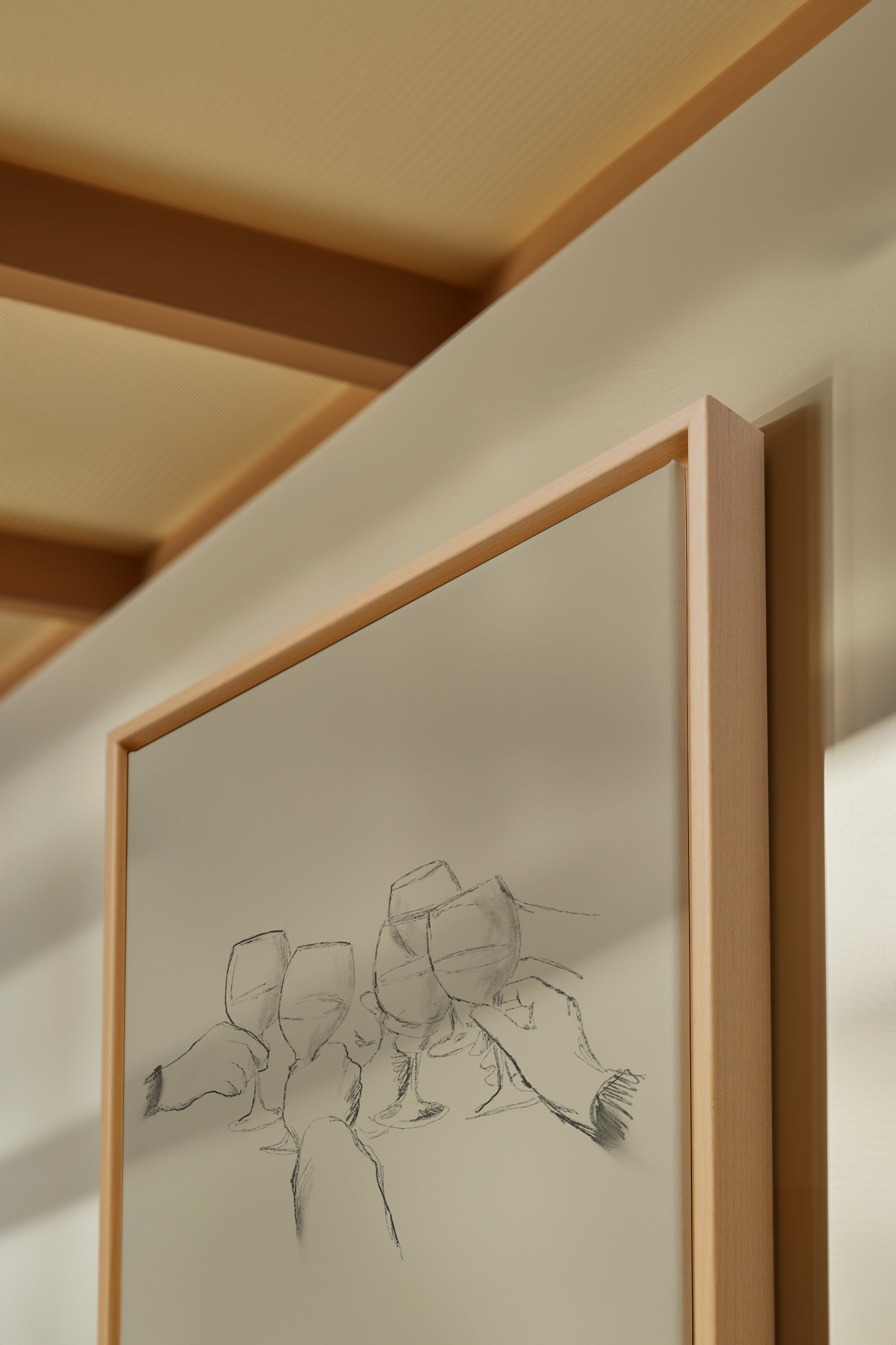 SANTÉ!, Oeuvre sur toile étirée