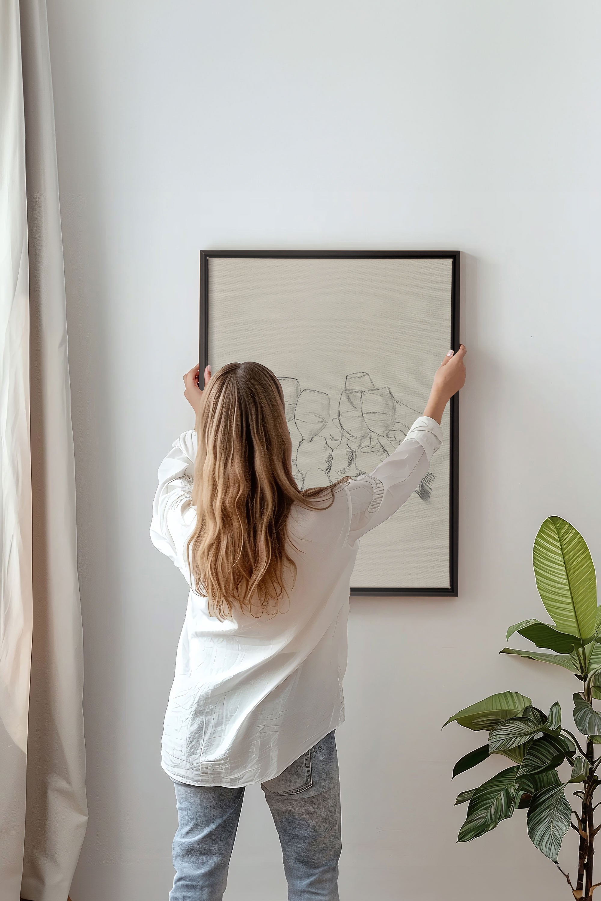 SANTÉ!, Oeuvre sur toile étirée