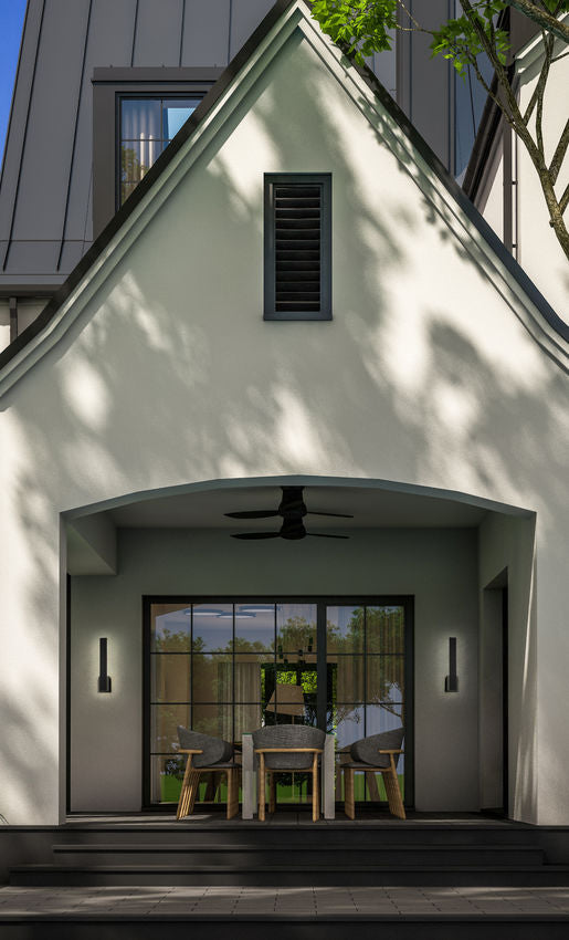 STYLET Murale exterieure Noir DEL INTÉGRÉ - 5007-24BK-LED | Z-LITE