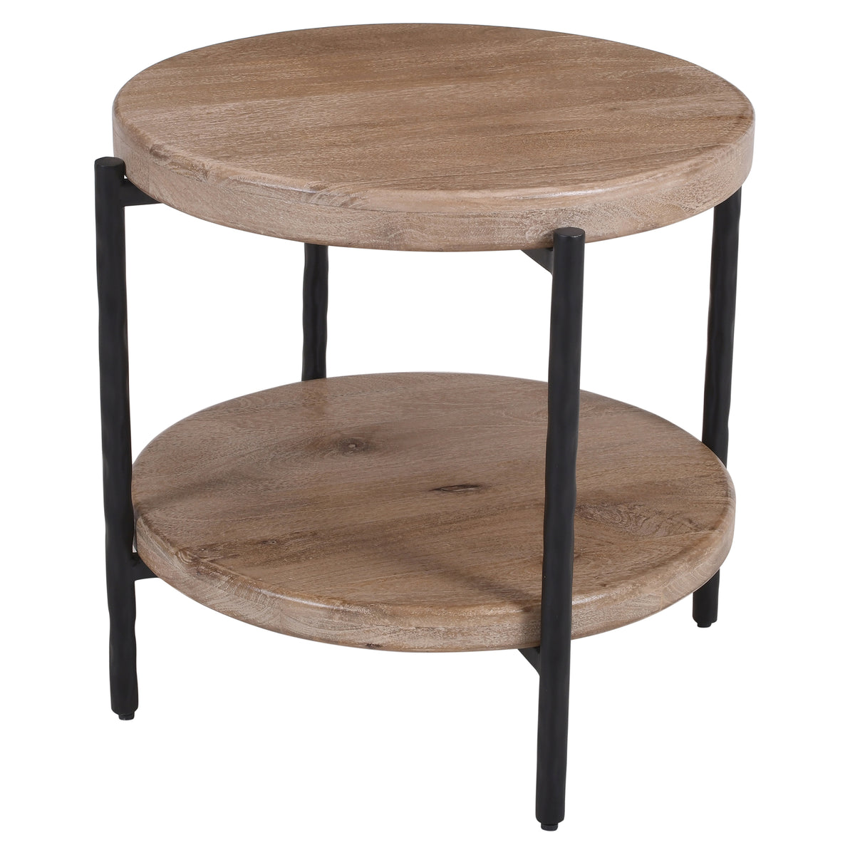 Table d’appoint ronde à 2 niveaux | Johar | World Wide