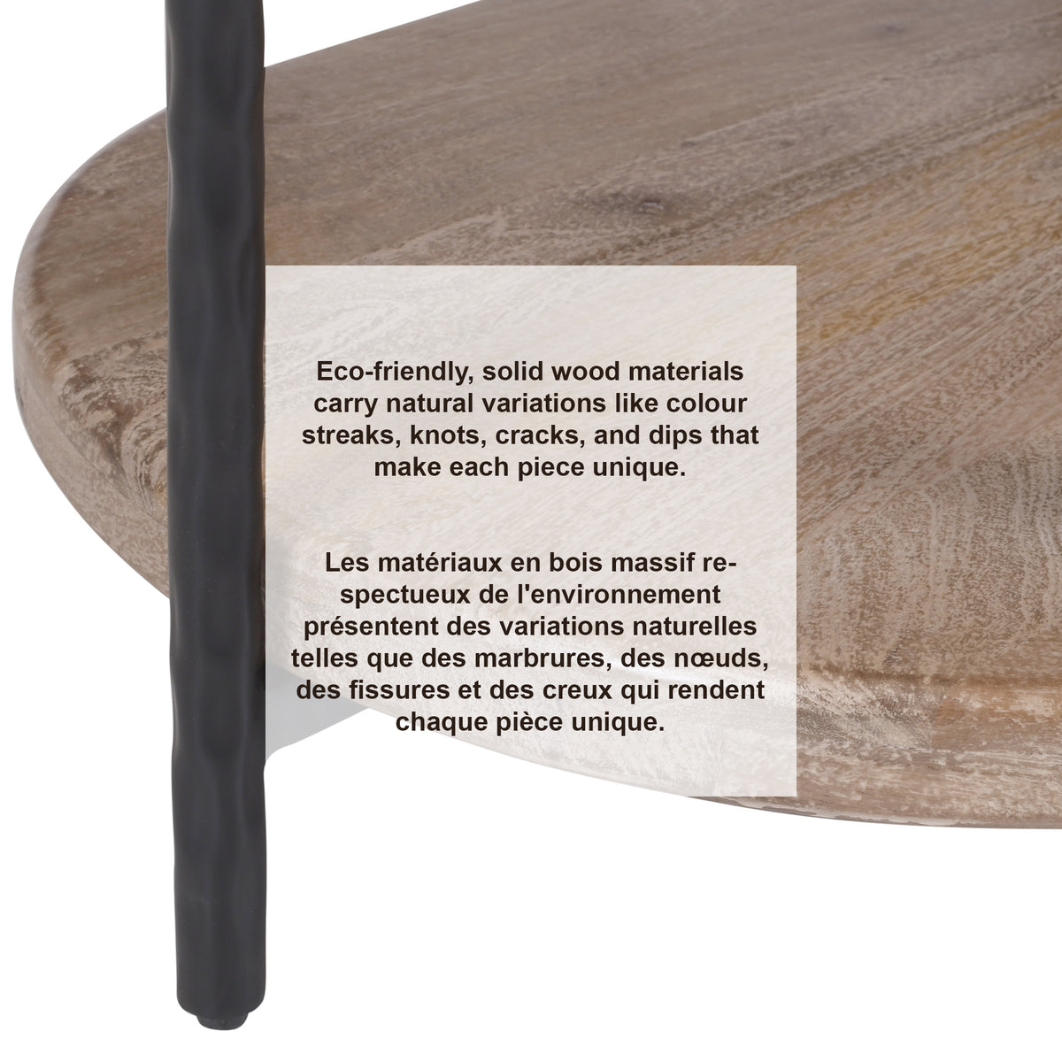 Table d’appoint ronde à 2 niveaux | Johar | World Wide