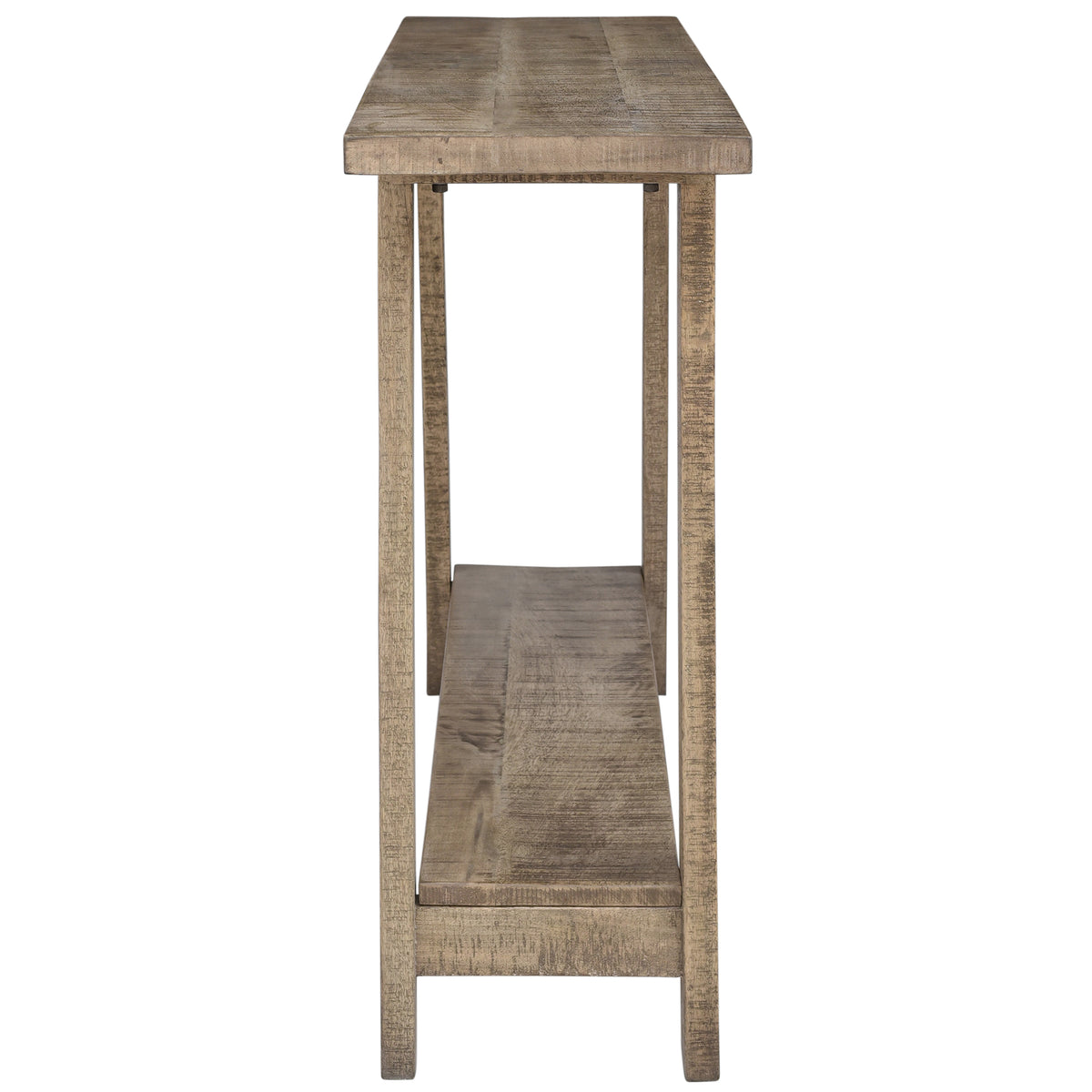 Console étroite à deux tablettes Volsa – fini RÉCUPÉRÉ | World Wide