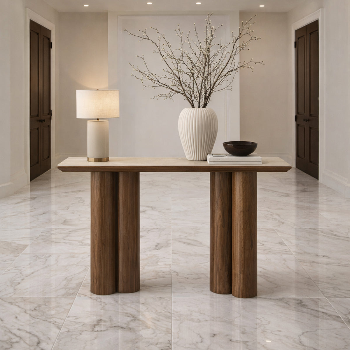 Console rectangulaire en pierre frittée Seaton | World Wide