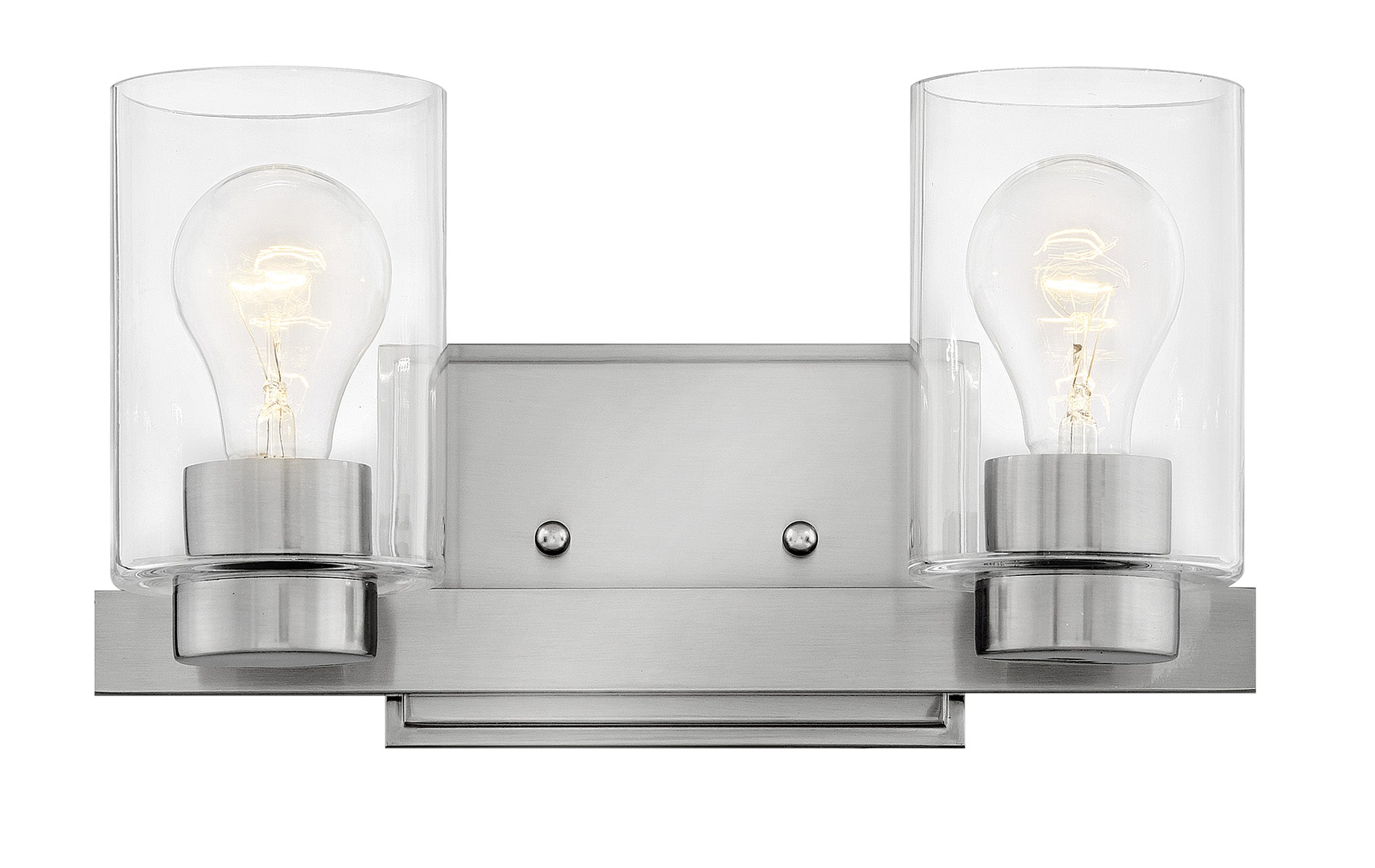 Petit luminaire de vanité à deux lumières